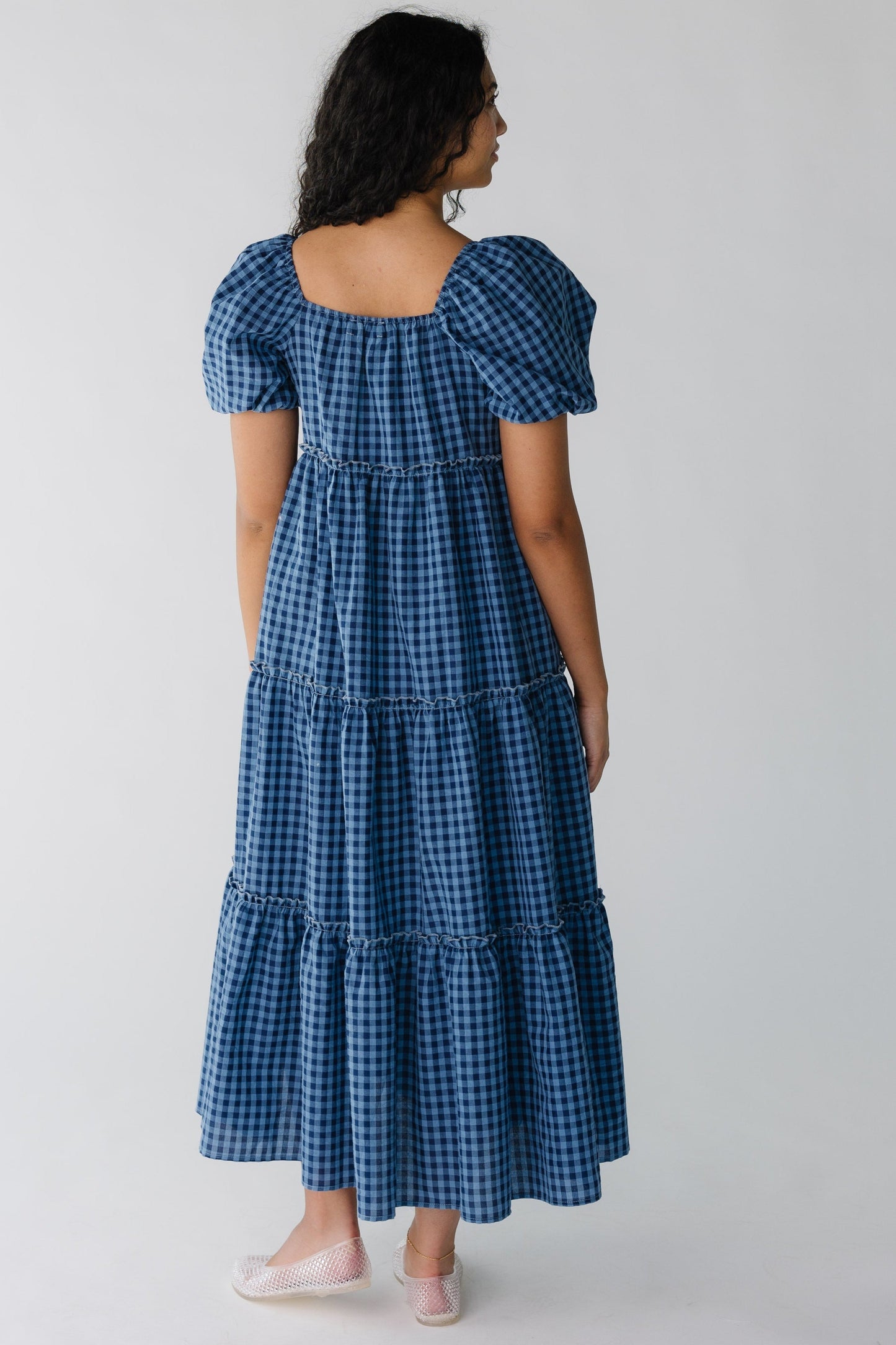 Brass & Roe Charity Tiered Midi Dress WOMEN'S DRESS brass & roe