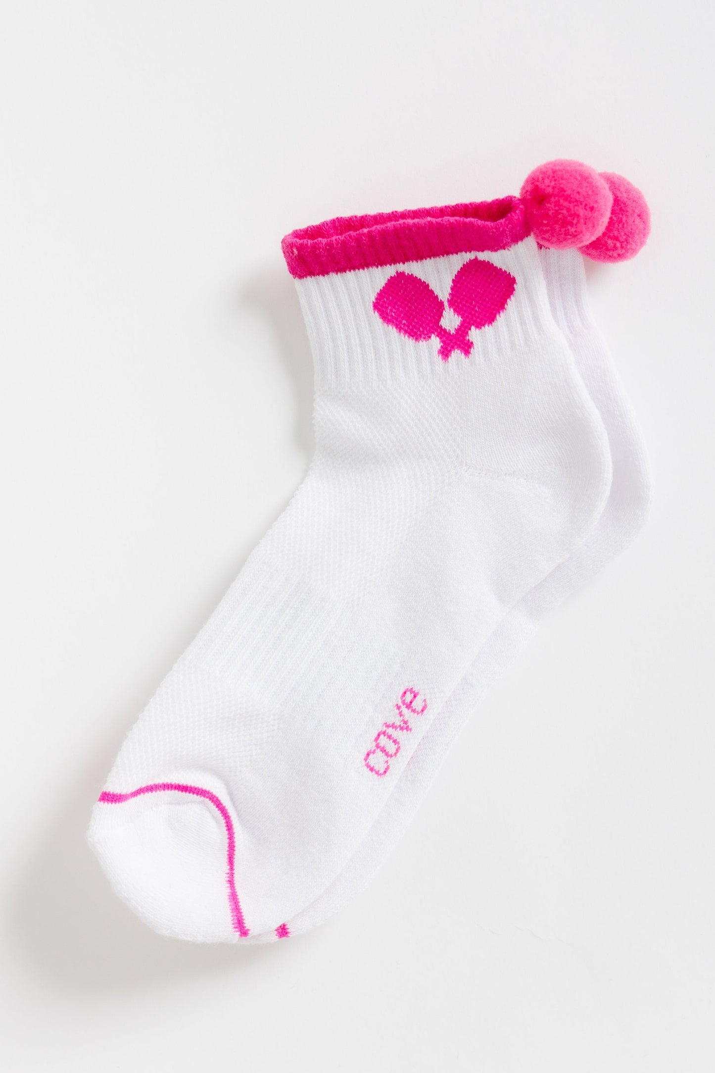 Cove Pickleball Quarter Socks WOMEN'S SOCKS Cove Accessories Pink OS