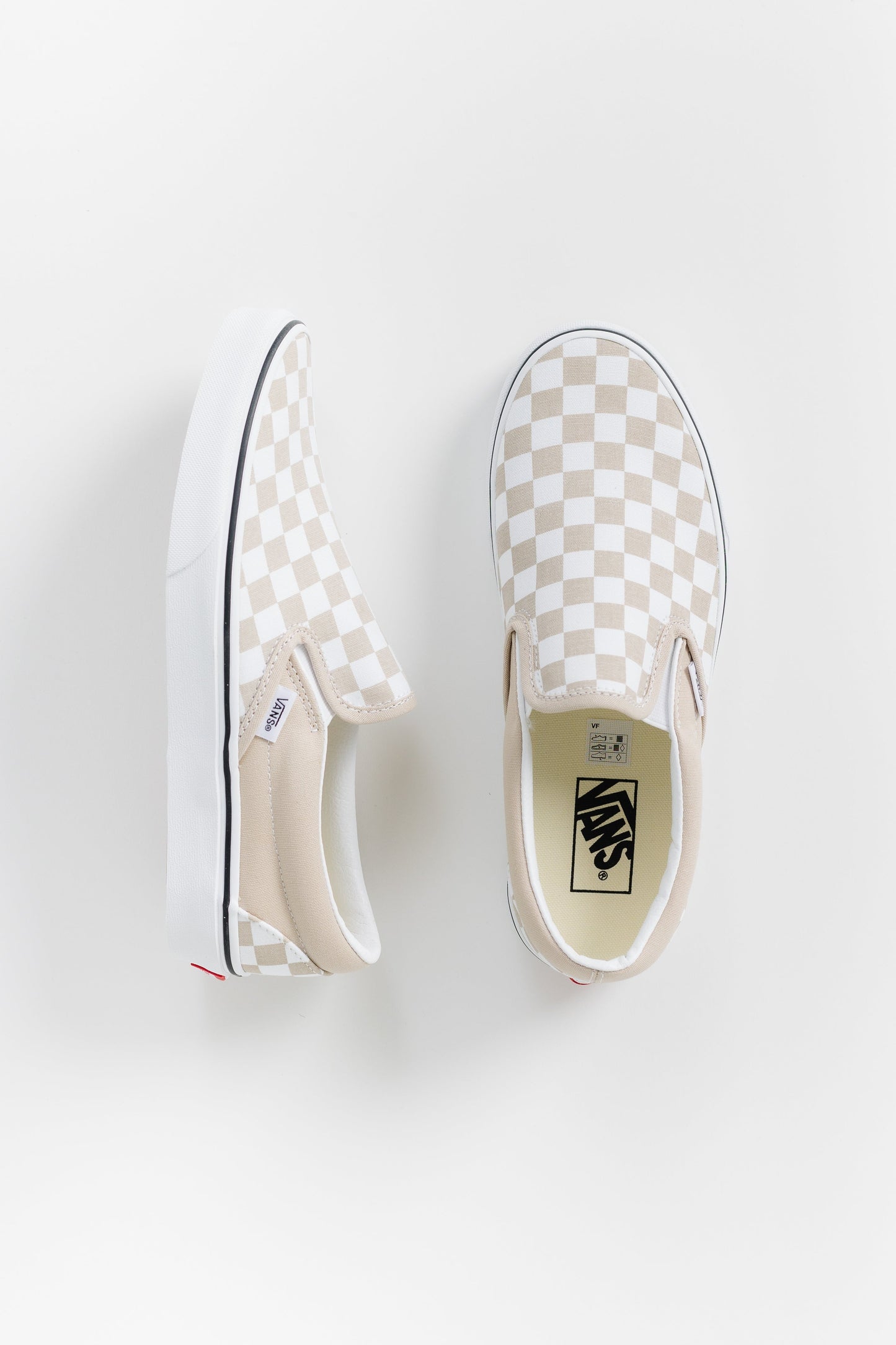 Vans UA Classic Slip On Checkerboard - French Oak WOMEN'S SHOES Vans
