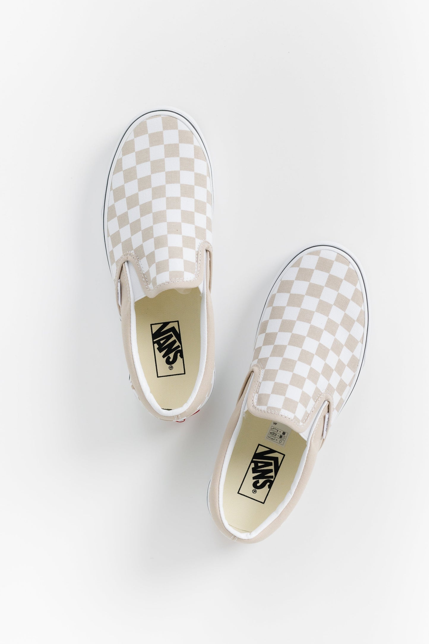 Vans UA Classic Slip On Checkerboard - French Oak WOMEN'S SHOES Vans
