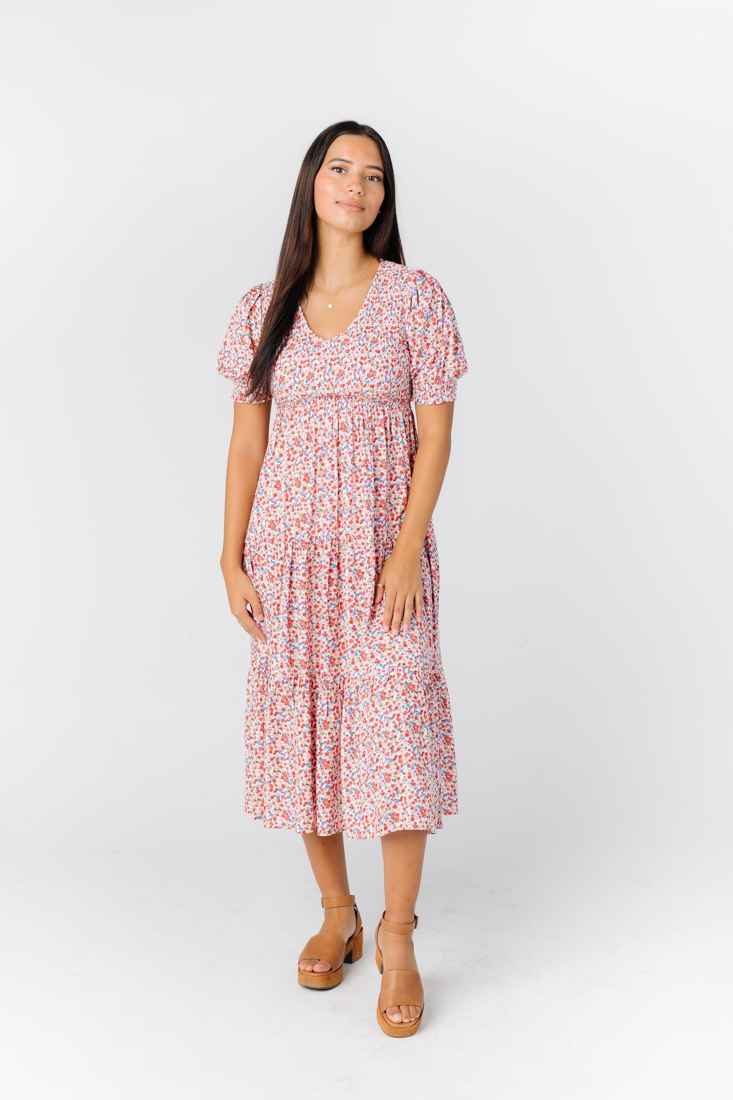 Alison Smocked Dress - Adult WOMEN'S DRESS brass & roe