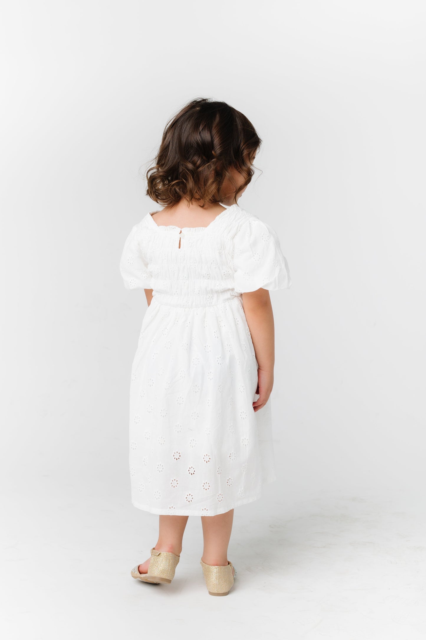 Brass & Roe Darla Girl's Square Neck Dress GIRL'S DRESS brass & roe