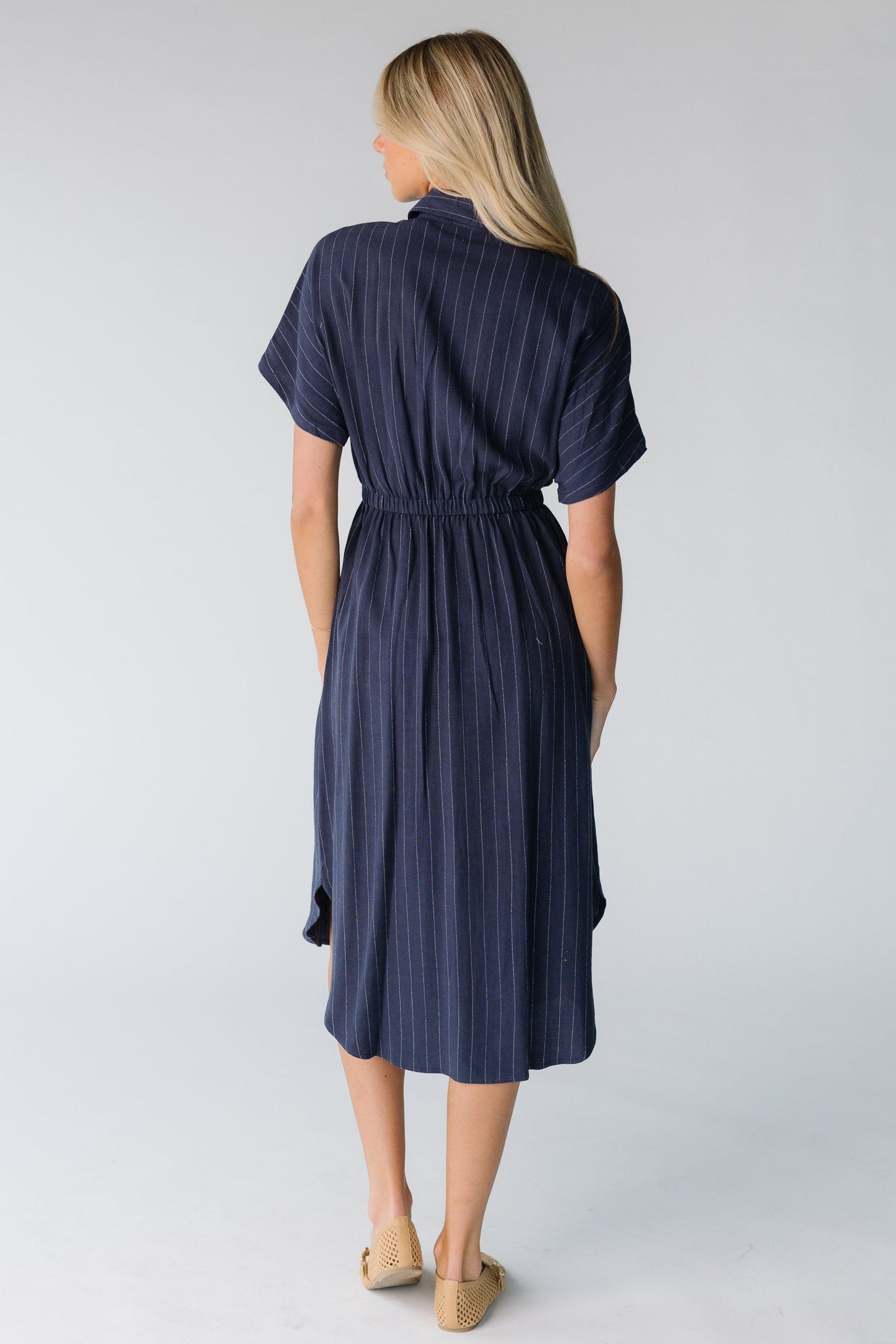 Brass & Roe Linen Tie Waist Dress WOMEN'S DRESS brass & roe