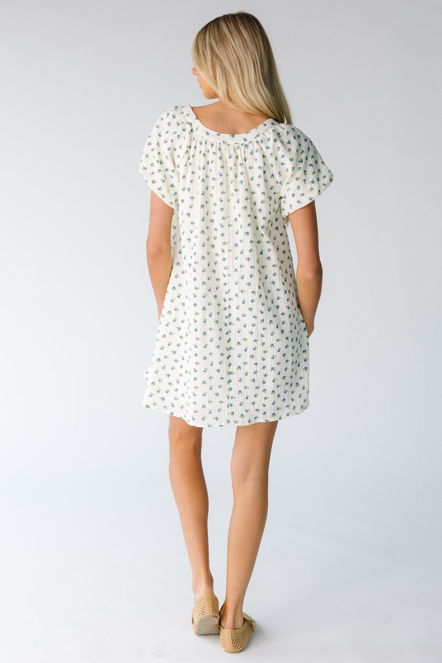 Brass & Roe Ellie Gauze Print Dress WOMEN'S DRESS brass & roe