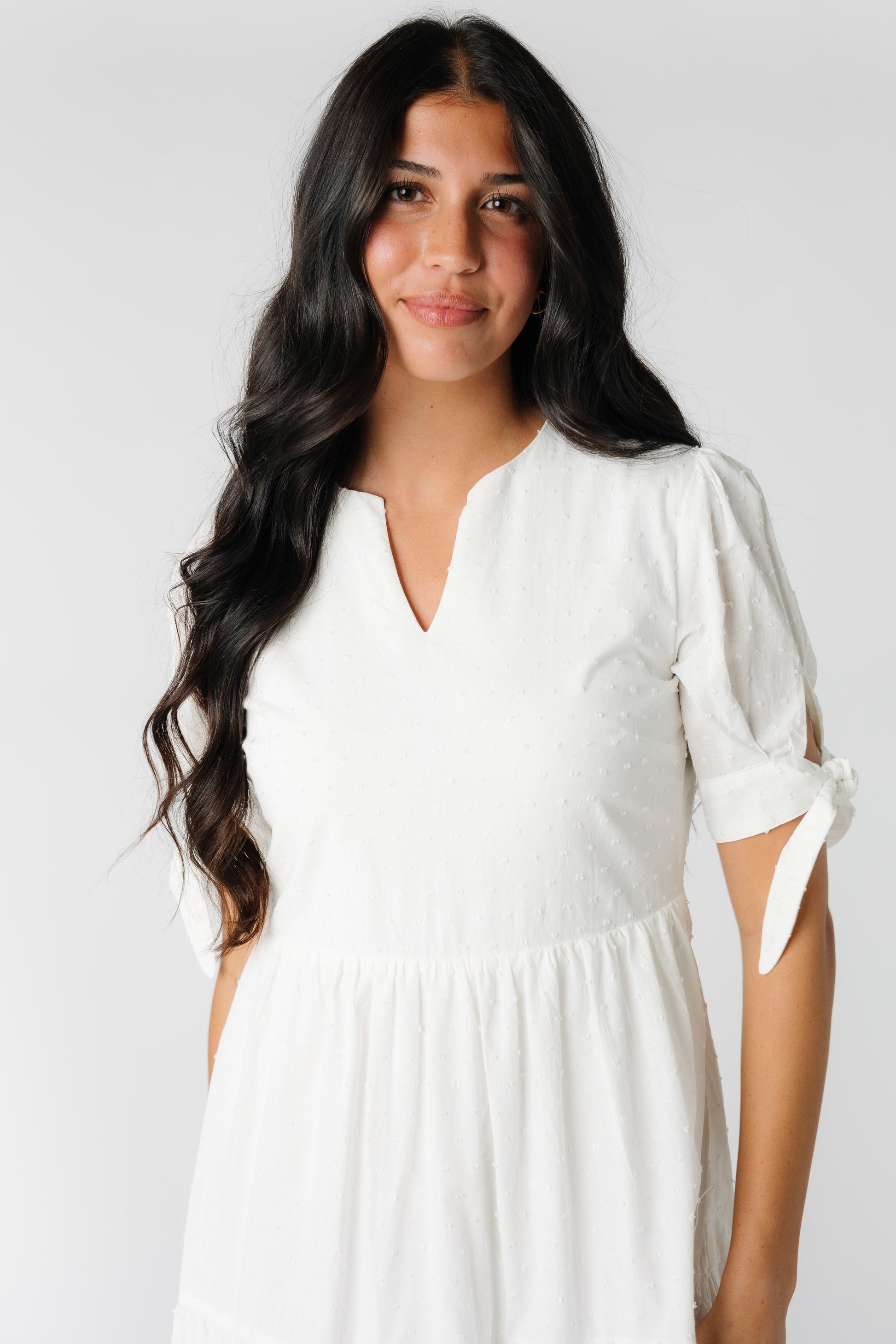 Brass & Roe Claire Tie-Sleeve Dress WOMEN'S DRESS brass & roe