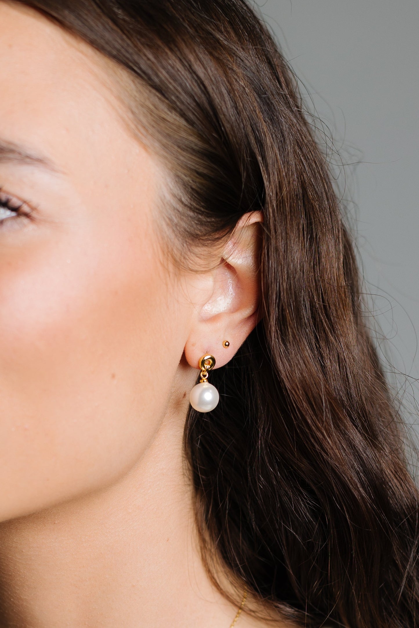 Cove Earrings Fenmore Pearl Gold WOMEN'S EARINGS Cove Accessories