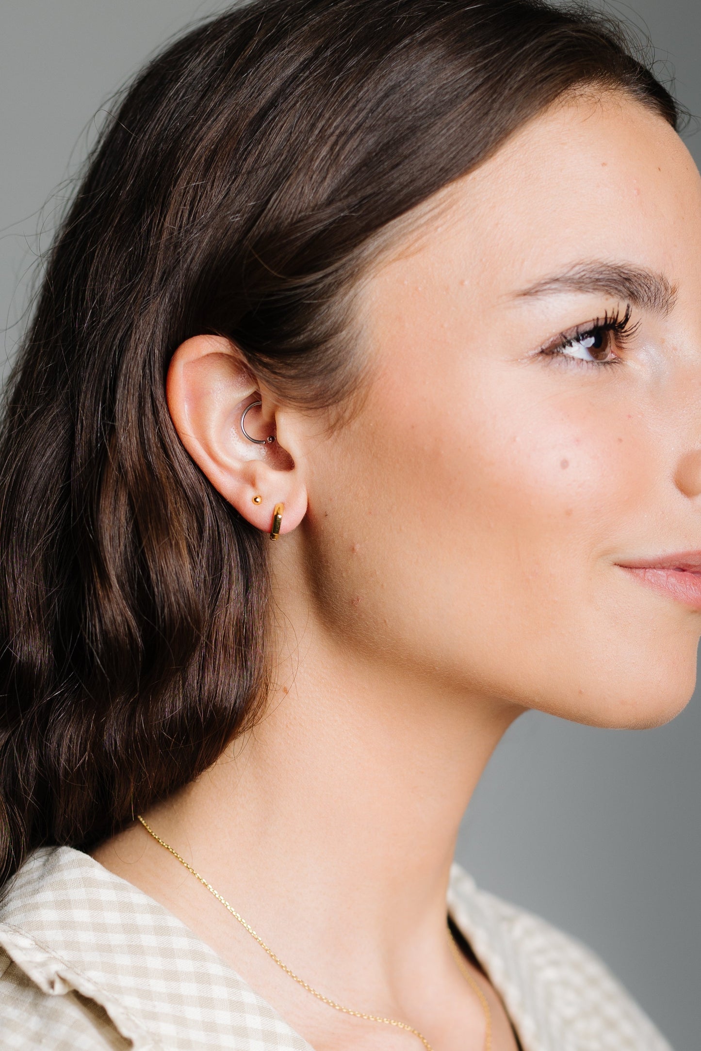 Cove Earrings Lexie Hoops Gold WOMEN'S EARINGS Cove Accessories