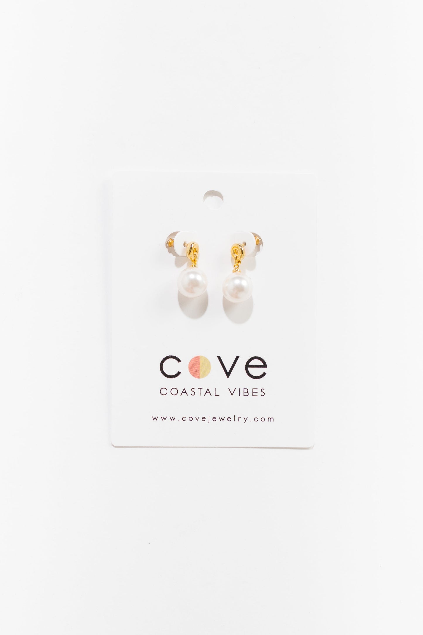 Cove Earrings Fenmore Pearl Gold WOMEN'S EARINGS Cove Accessories