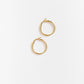 Cove Earrings Large Oval Hoops Gold WOMEN'S EARINGS Cove Accessories 