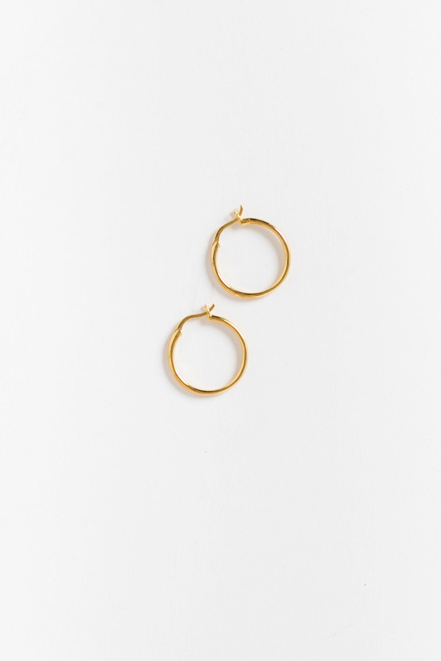 Cove Earrings Large Oval Hoops Gold WOMEN'S EARINGS Cove Accessories