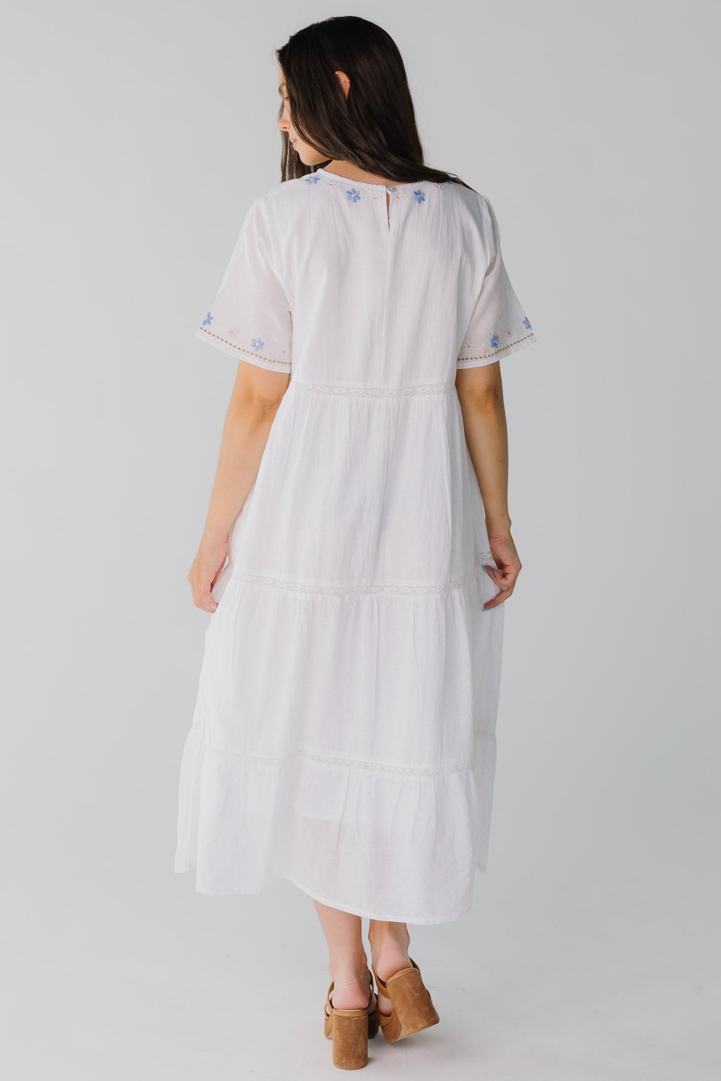 Citrus Spring Tiered Embroidered Dress WOMEN'S DRESS Citrus