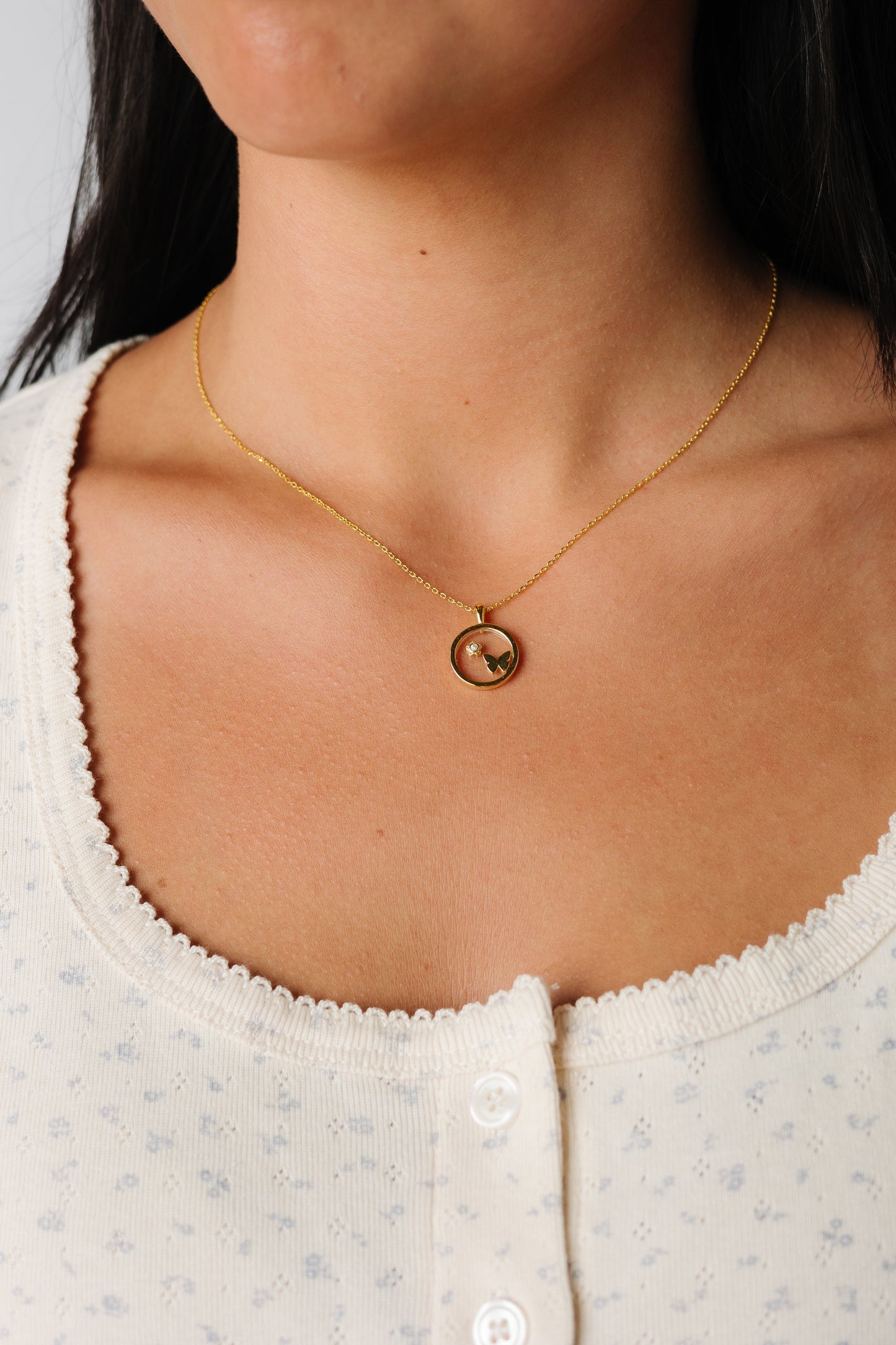 Cove Butterfly Flower Party Necklace WOMEN'S NECKLACE Cove Accessories