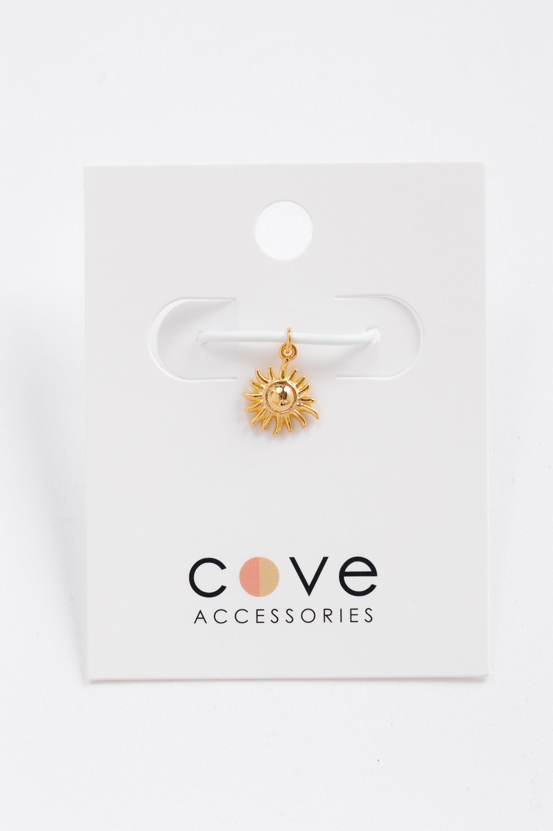 Cove Sun Charm Cove Charms Cove Accessories Gold OS