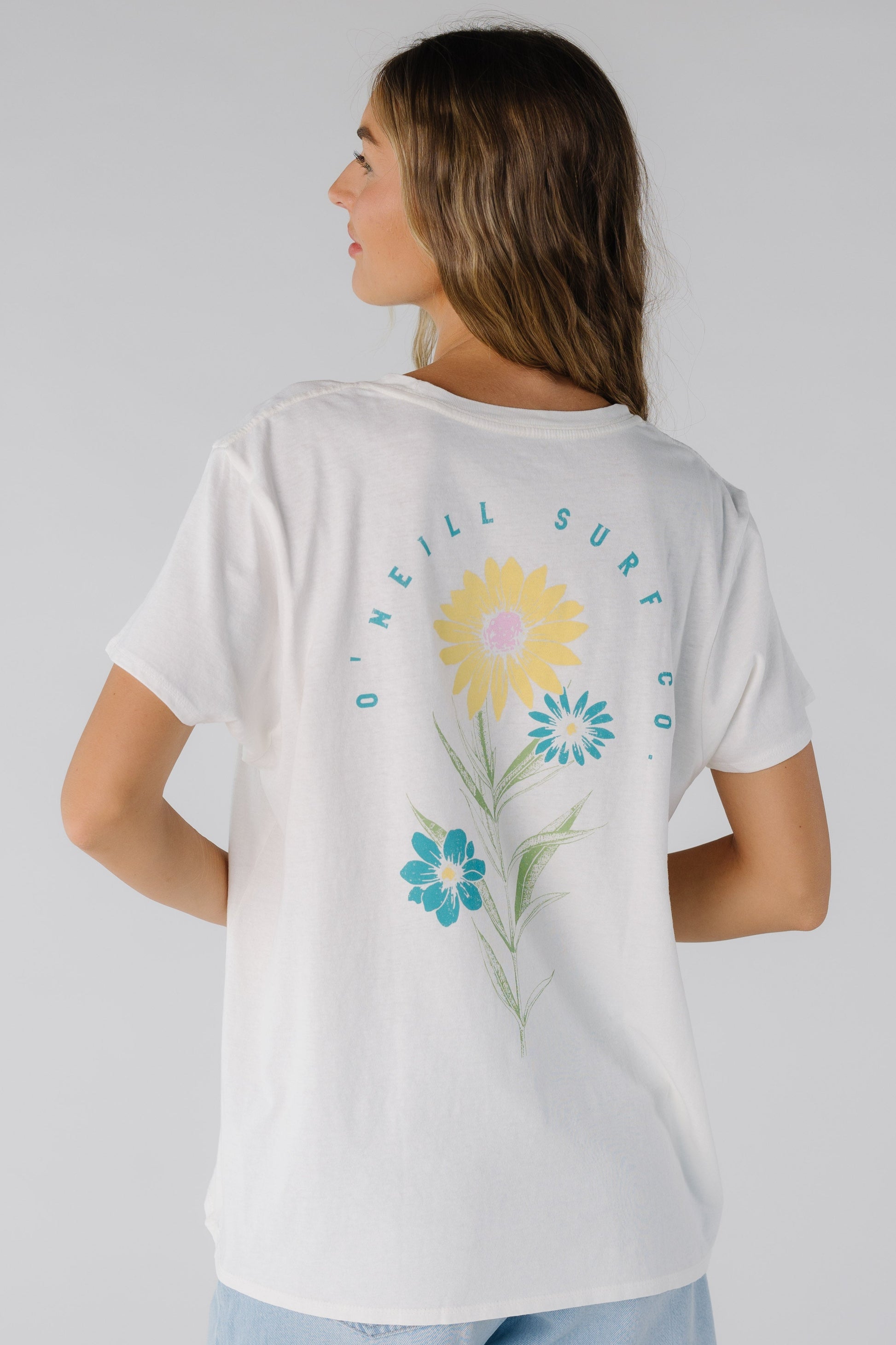 O'Neill Pacific Bloom Tee in white