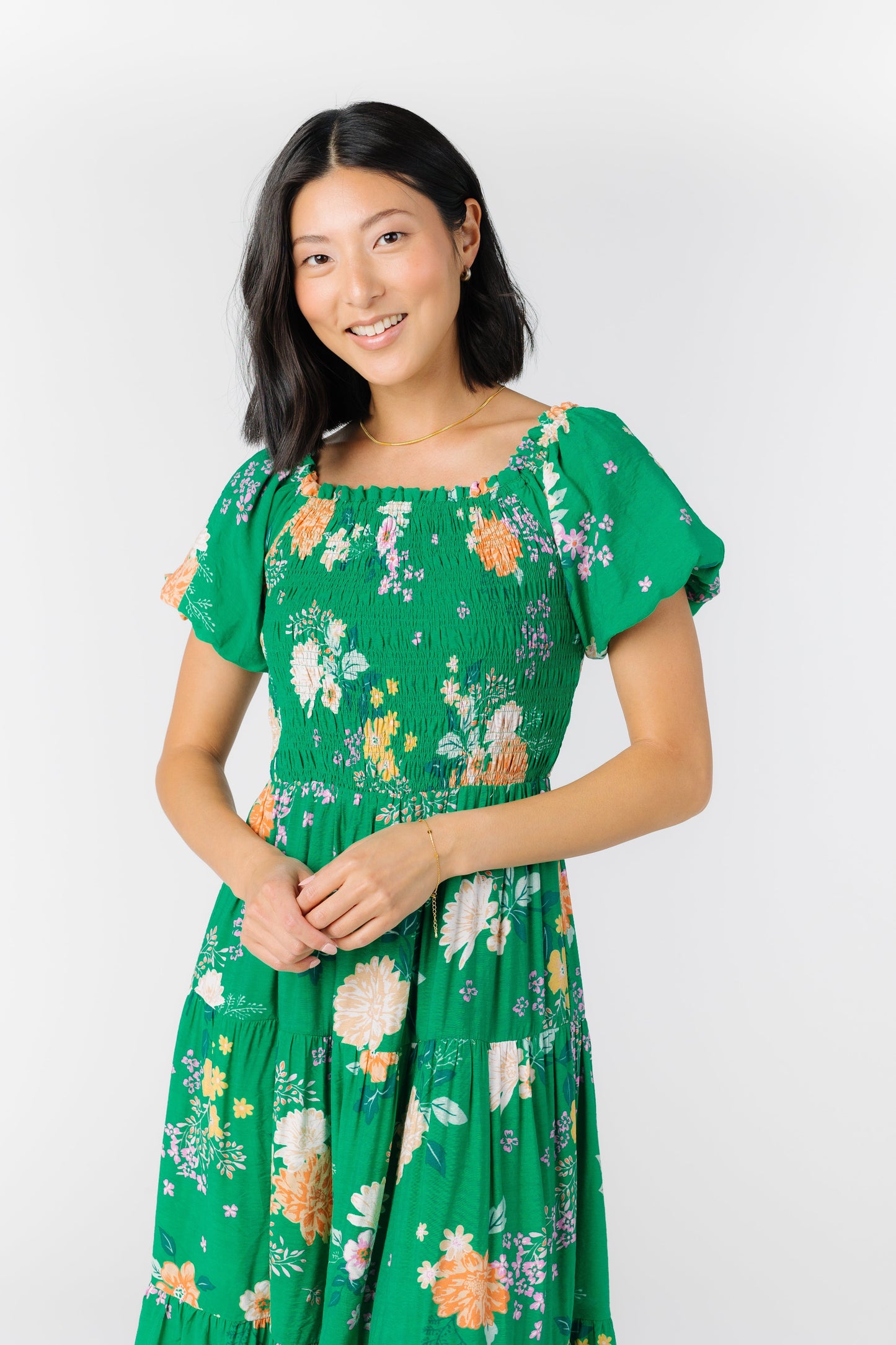 Kelsie Smocked Dress WOMEN'S DRESS Skies Are Blue