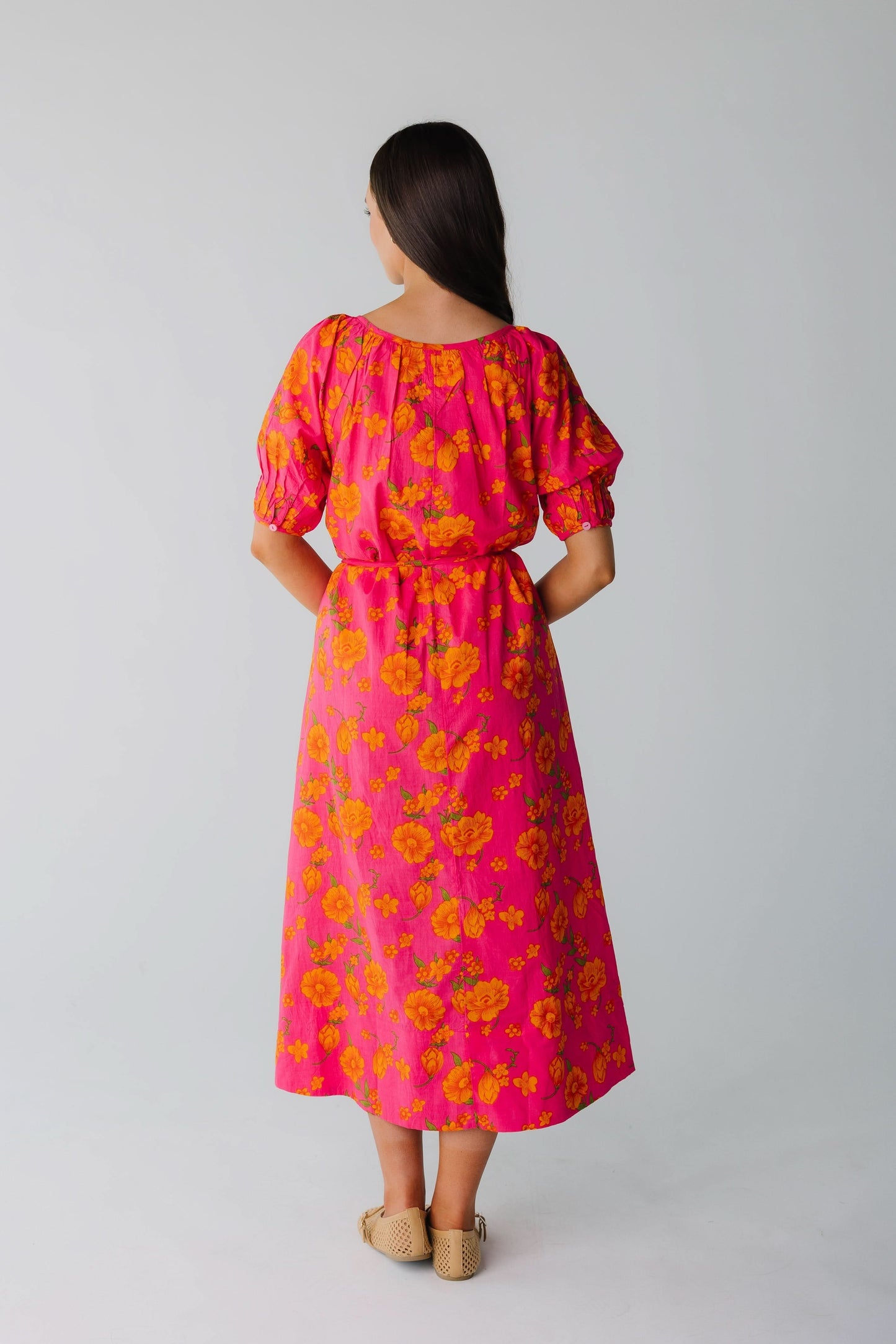 Citrus Button Down Midi Dress WOMEN'S DRESS Citrus