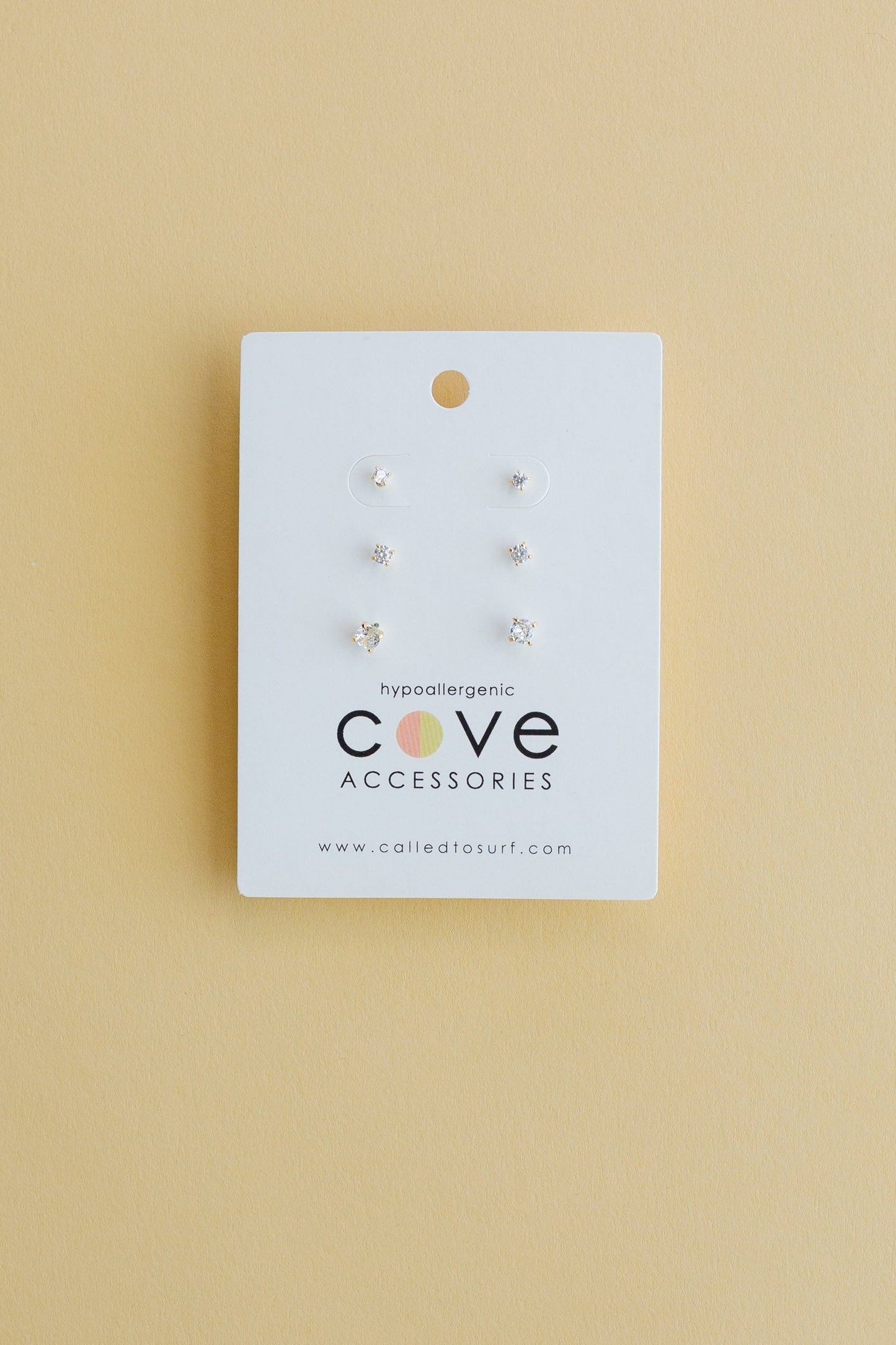 Cove Set of 3 Earrings WOMEN'S JEWELRY Cove Accessories Sparkle