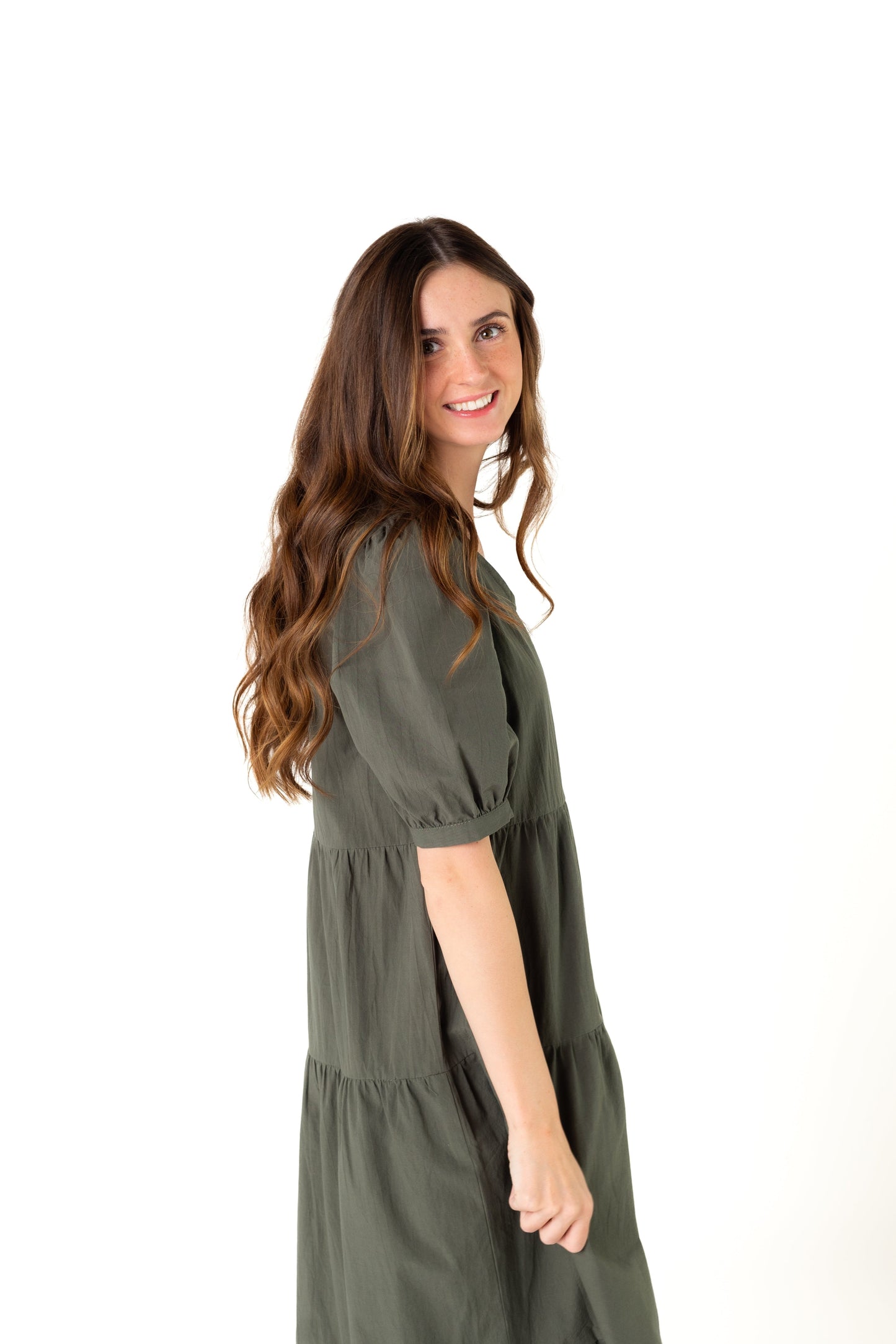 Brass & Roe Jayden V-Neck Dress WOMEN'S DRESS brass & roe