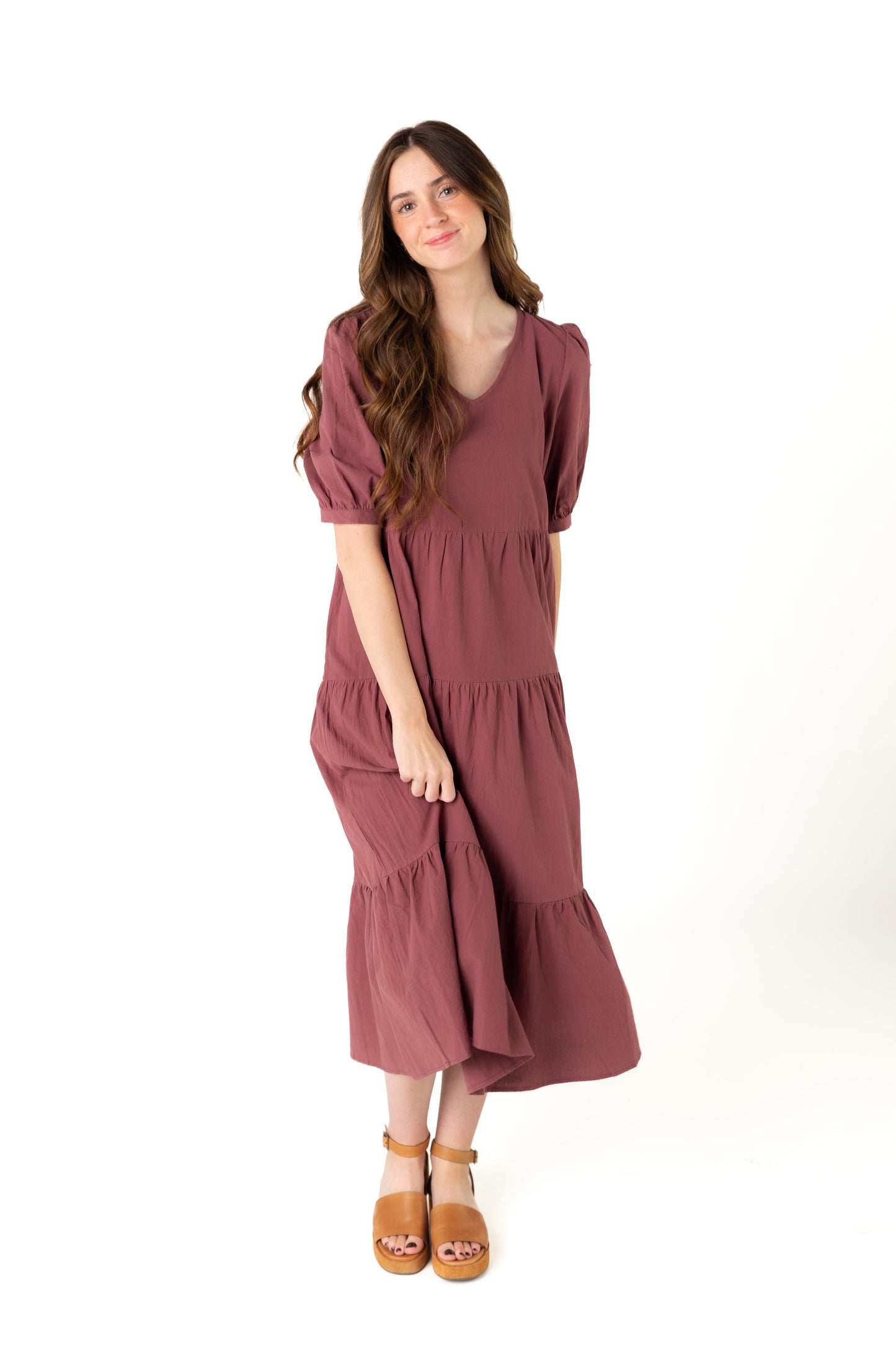 Brass & Roe Jayden V-Neck Dress WOMEN'S DRESS brass & roe