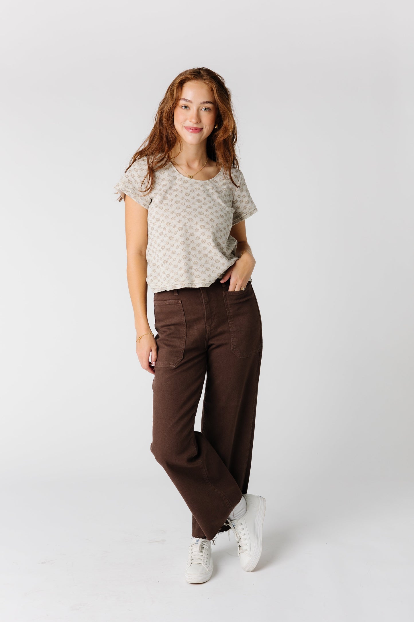 HR Utility Wide Leg Jeans WOMEN'S JEANS Just Panmaco Inc. Espresso 24