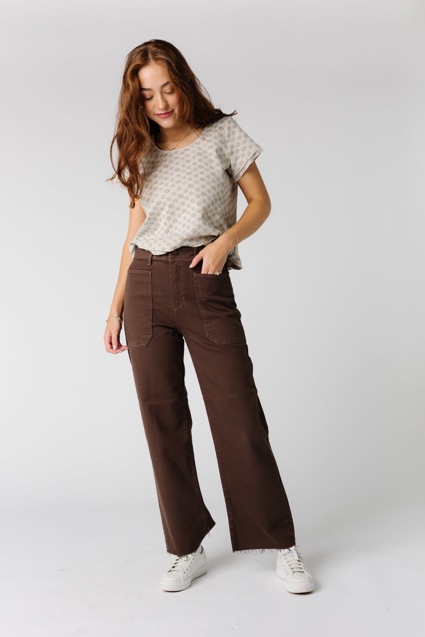 HR Utility Wide Leg Jeans WOMEN'S JEANS Just Panmaco Inc.