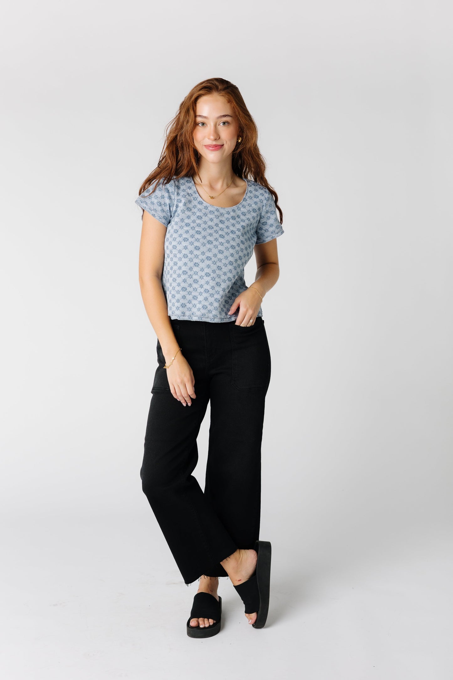 HR Utility Wide Leg Jeans WOMEN'S JEANS Just Panmaco Inc.