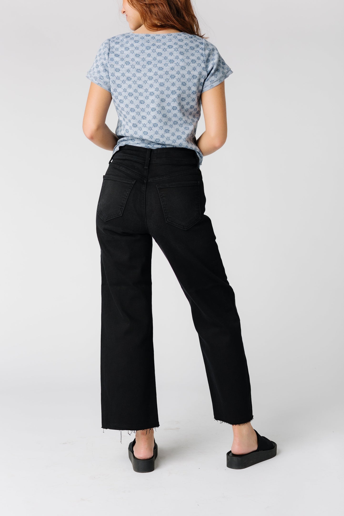HR Utility Wide Leg Jeans WOMEN'S JEANS Just Panmaco Inc.