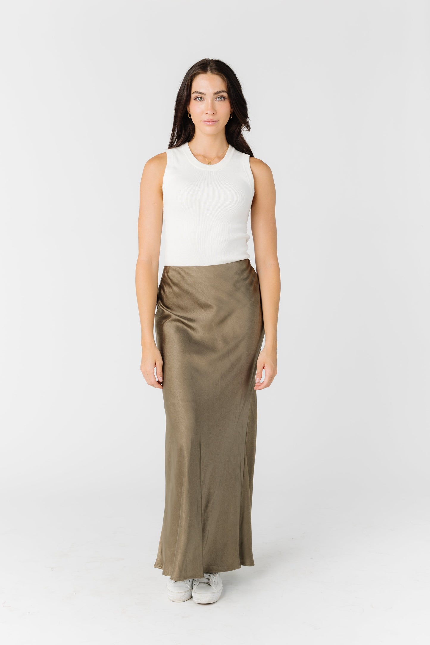 Romance Maxi Satin Skirt WOMEN'S SKIRTS Things Between