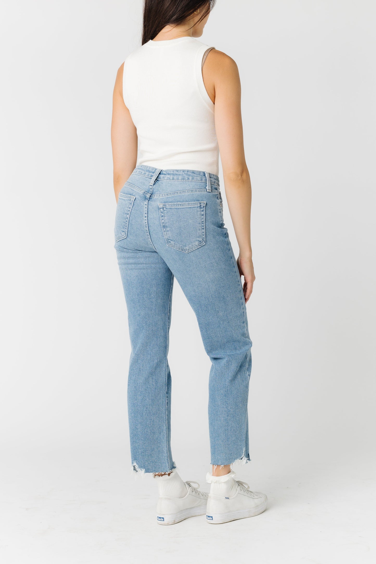 Lost In Time Vintage Straight Jeans WOMEN'S DENIM Just Panmaco Inc.