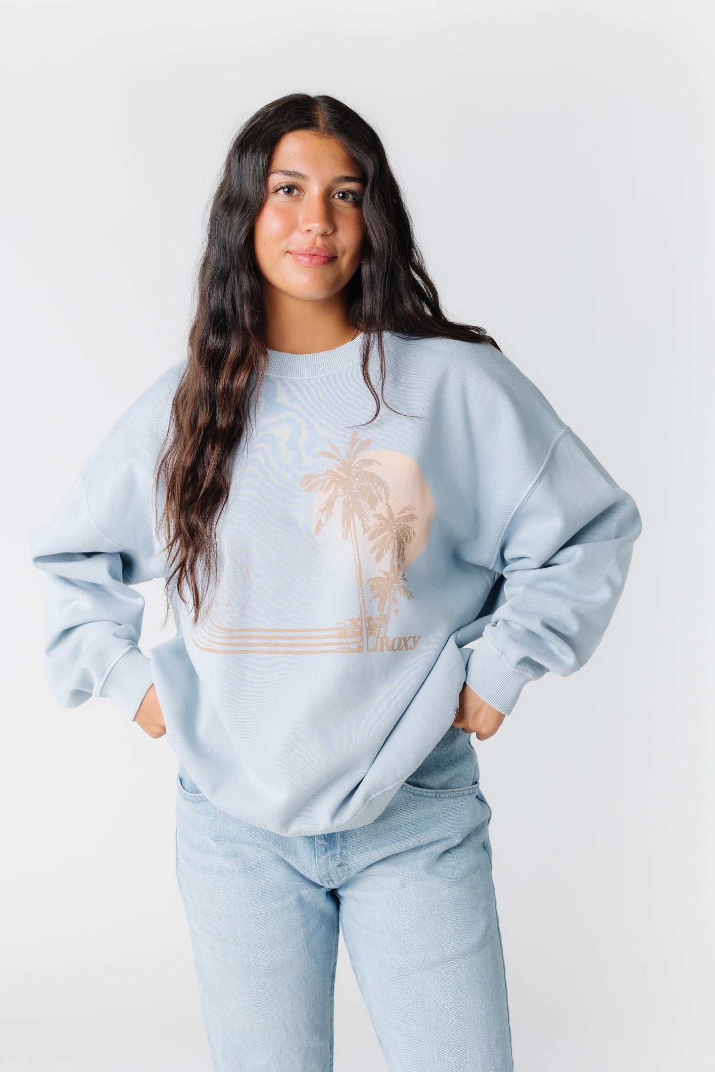 Roxy Lineup Oversized Sweatshirt WOMEN'S SWEATSHIRT Roxy