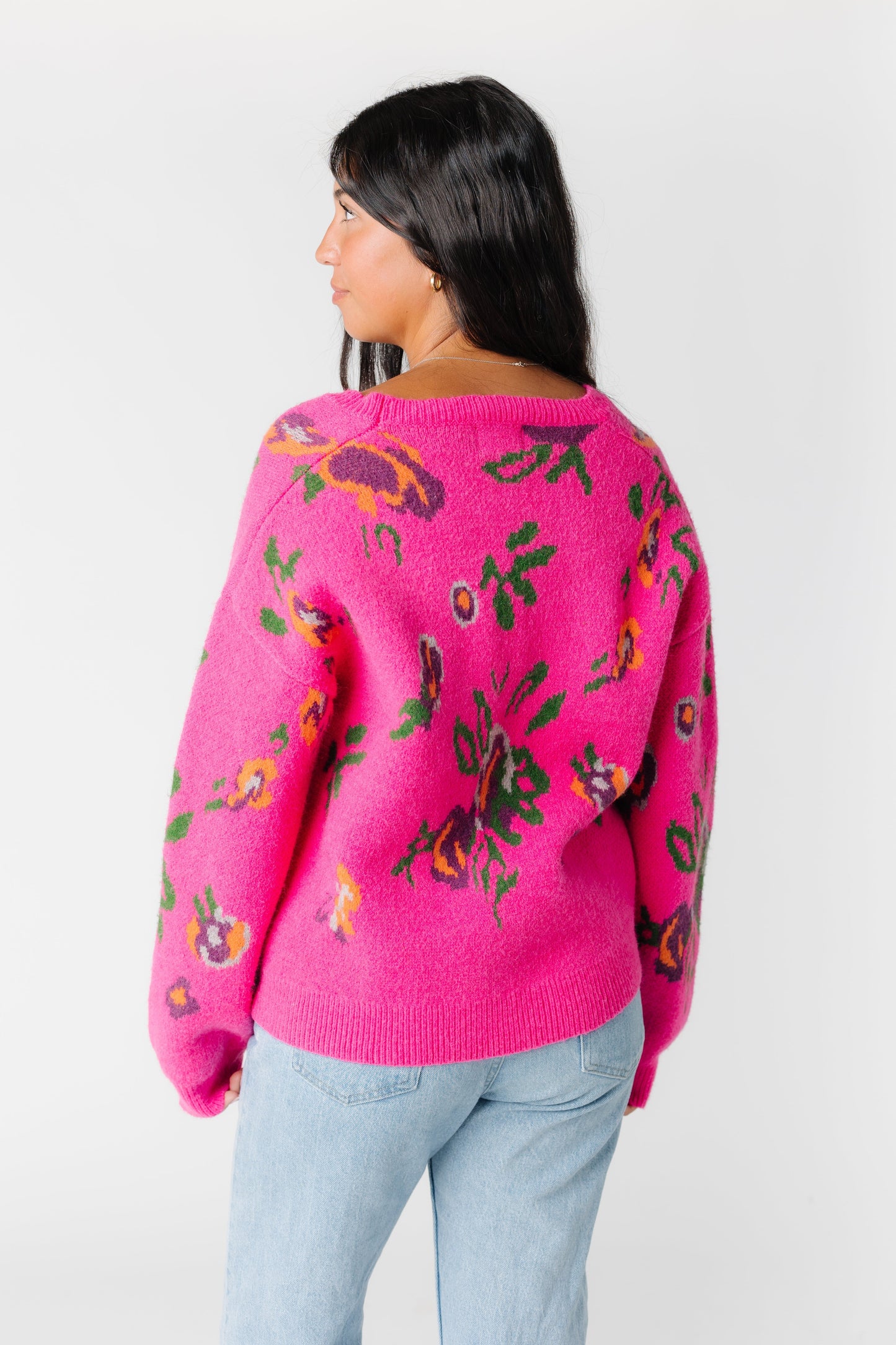 Nightingale Fuchsia Cardigan WOMEN'S CARDIGAN Things Between