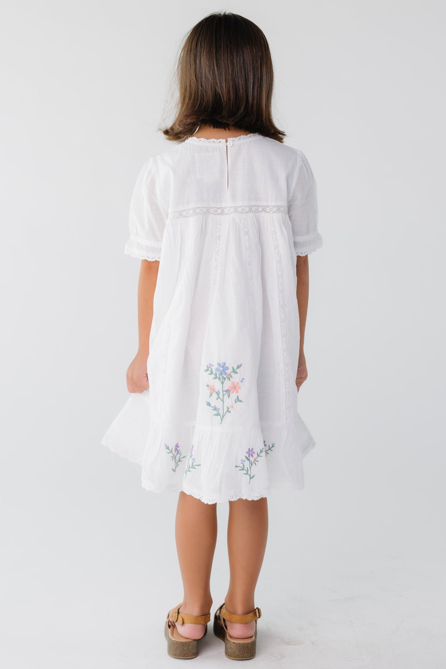 Citrus Kali Embroidered Girl's Dress GIRL'S DRESS Citrus