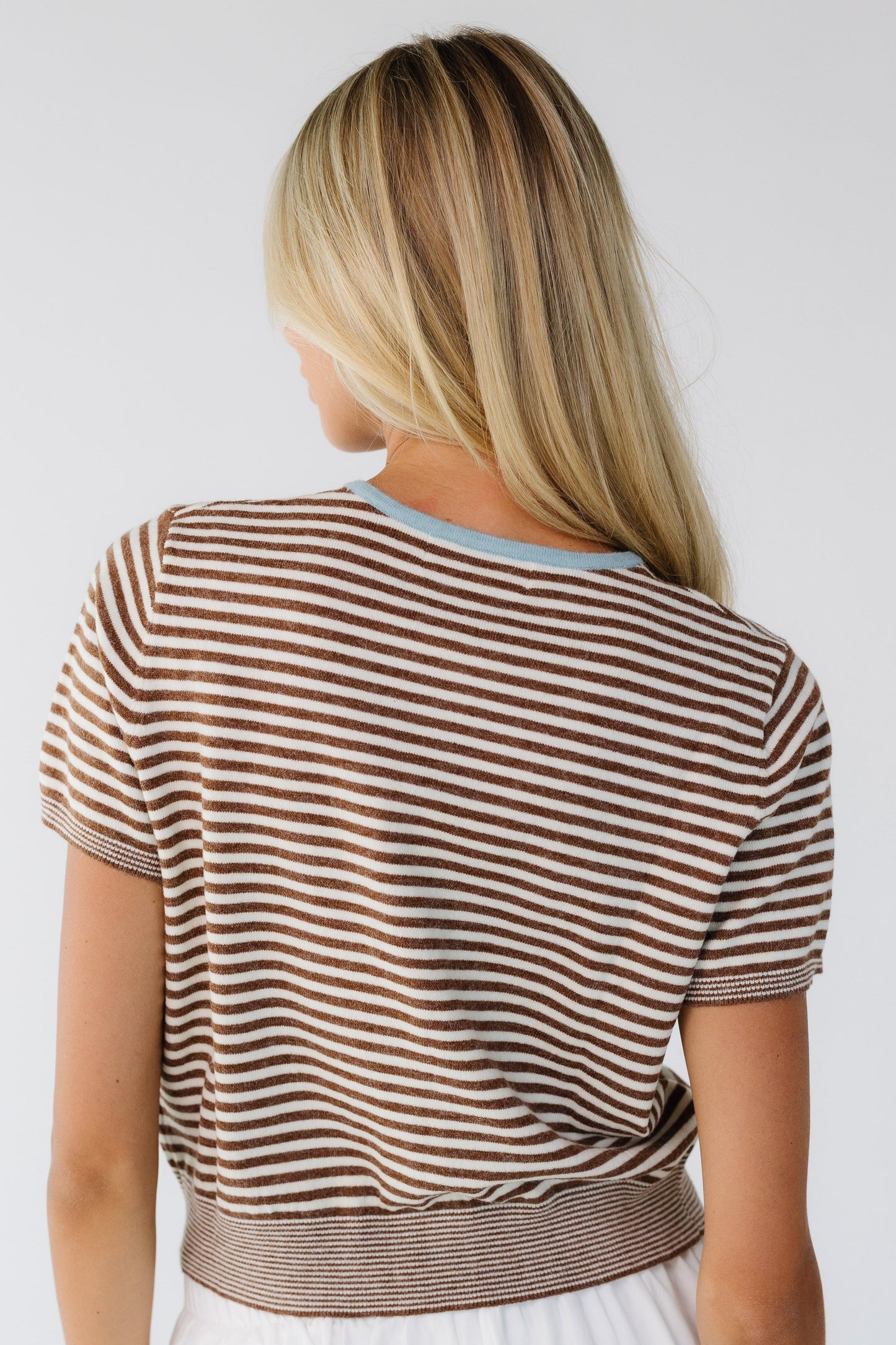 Kassie Button Up Short Sleeve Sweater WOMEN'S SWEATERS Mod Ref