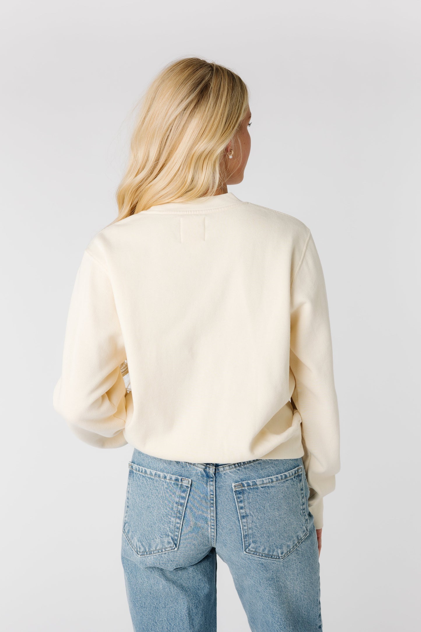 Billabong Paradise crew sweatshirt back view ABJFT00459
