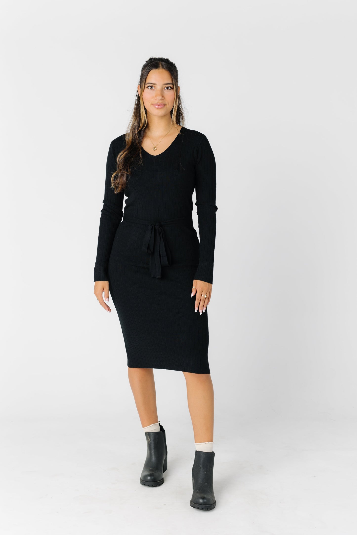 Ellie Knit Dress WOMEN'S DRESS Tea N Rose