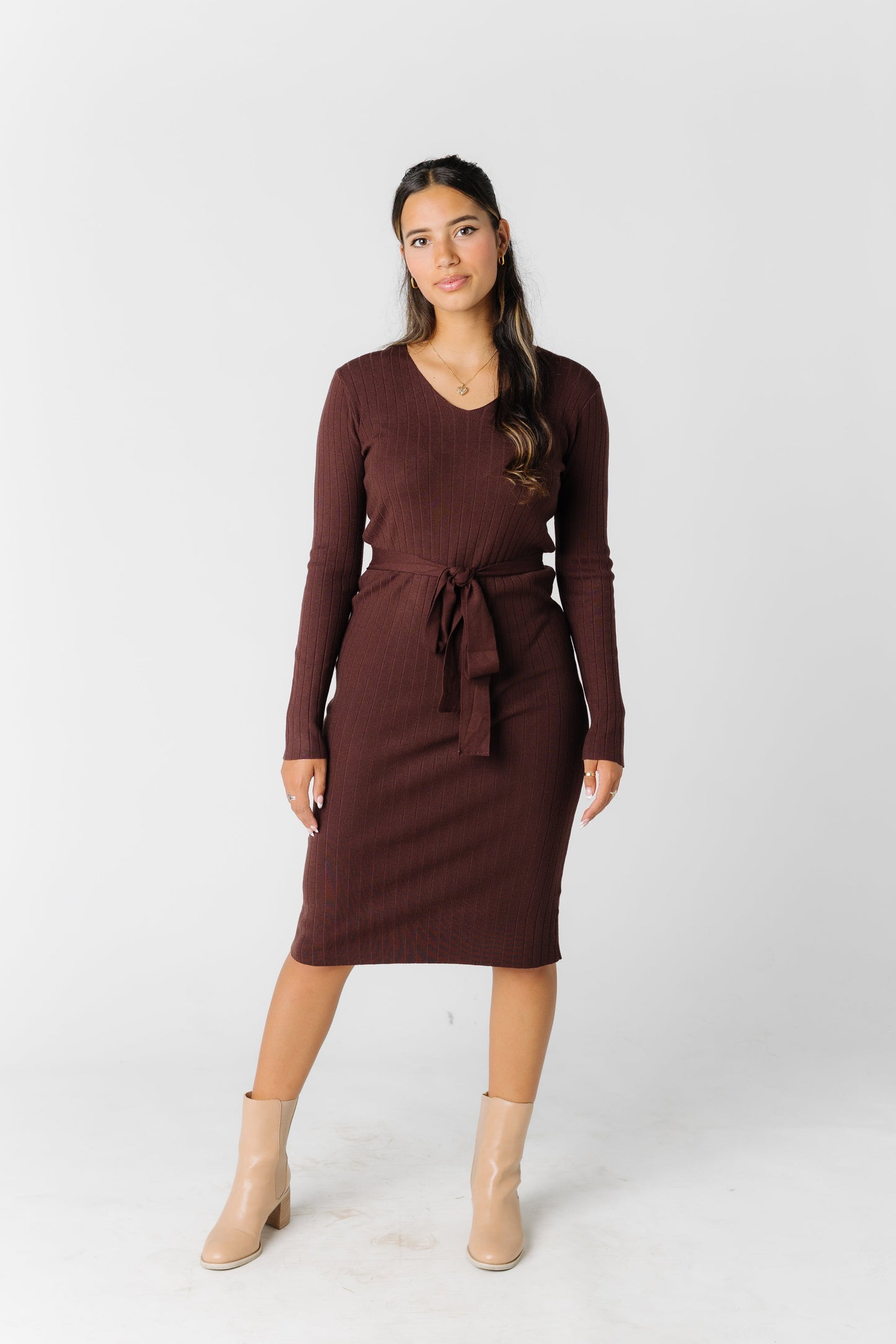 Ellie Knit Dress WOMEN'S DRESS Tea N Rose