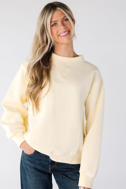Brooks Butter Fleece Sweatshirt WOMEN'S SWEATSHIRT Things Between Butter S