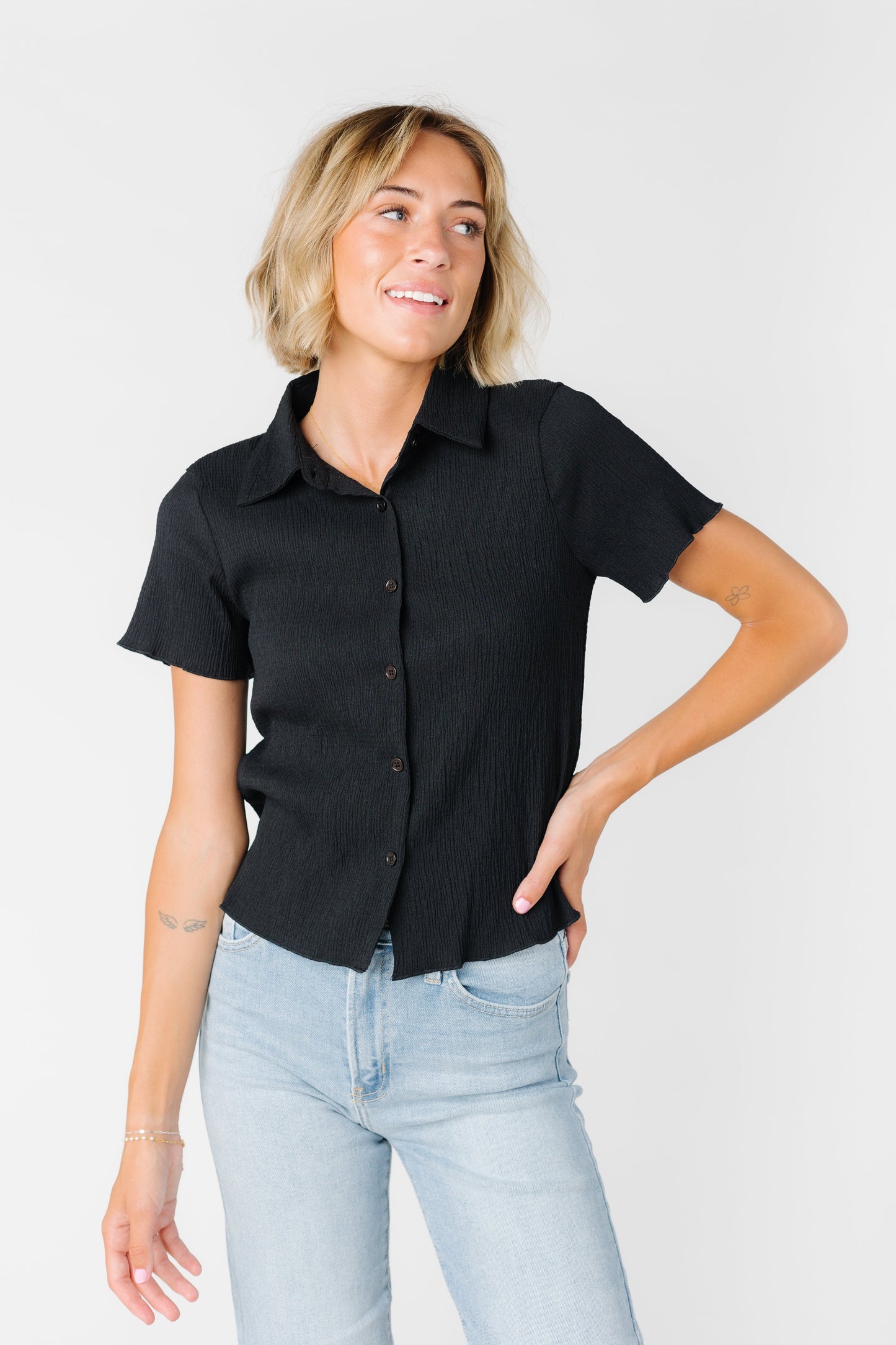 The Linnea Top - Fall WOMEN'S TOP Mod Ref Black L