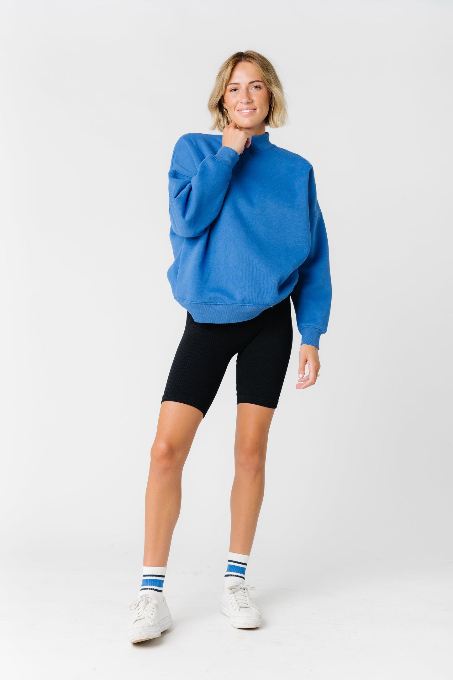 Ribbed Seamless Biker Shorts Women's Athletic Mono B