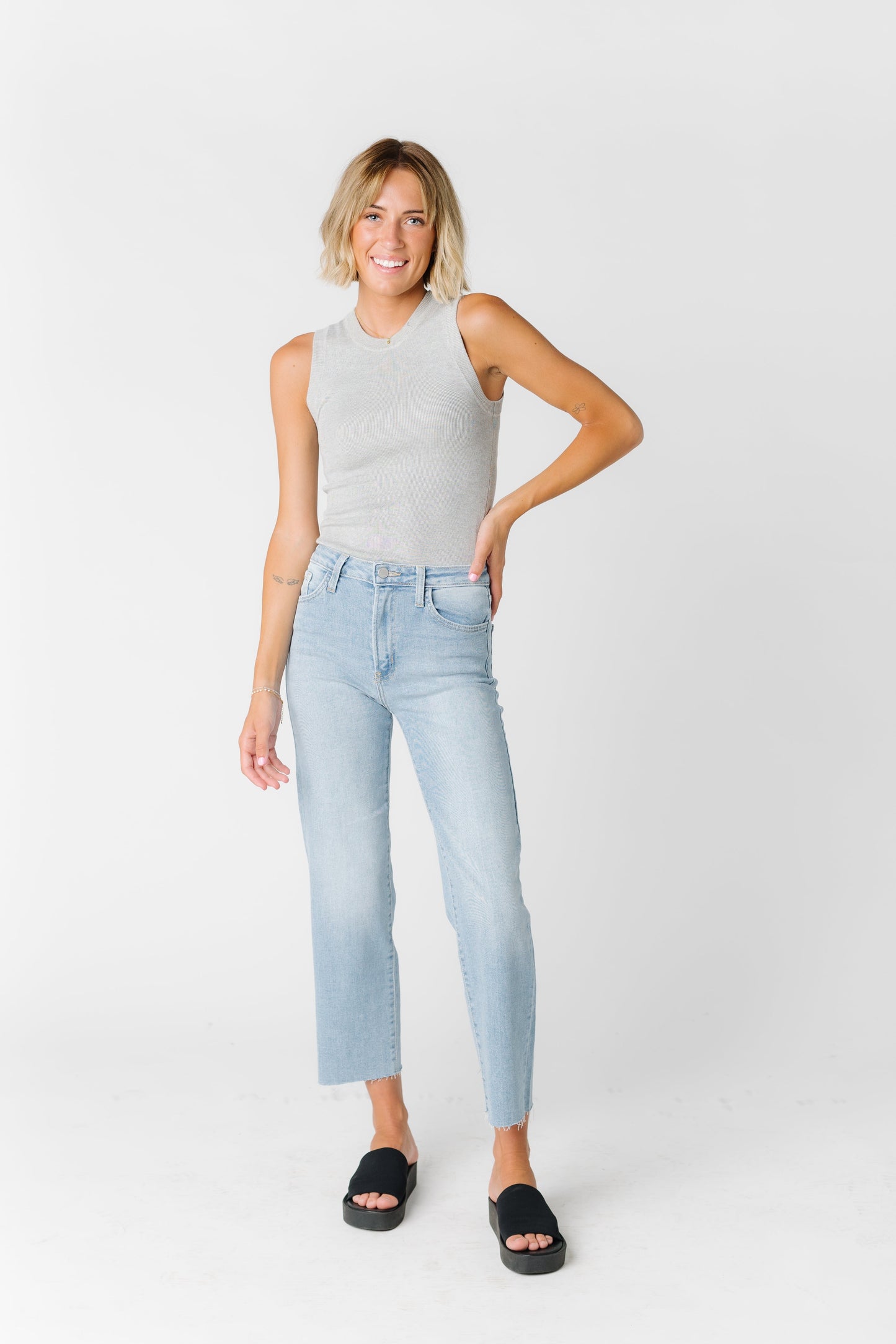 The Perfect Straight Leg Jean WOMEN'S DENIM Just Panmaco Inc. Light Denim 24