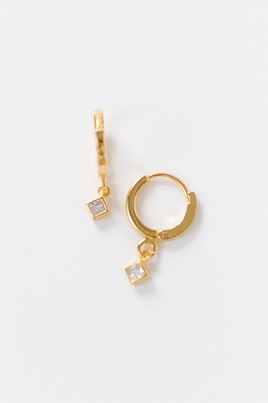 Cove Nite Out Huggies WOMEN'S EARINGS Cove Accessories Gold OS