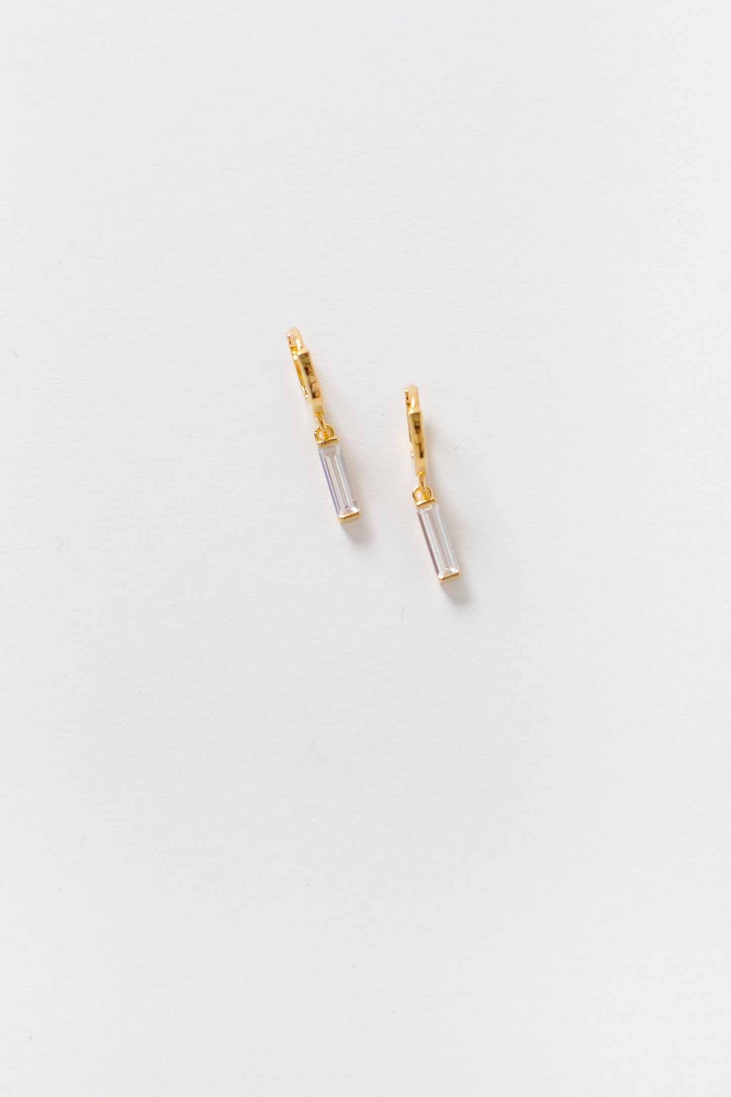 Cove Fancy Drop Huggie Earrings WOMEN'S EARINGS Cove Accessories Gold OS
