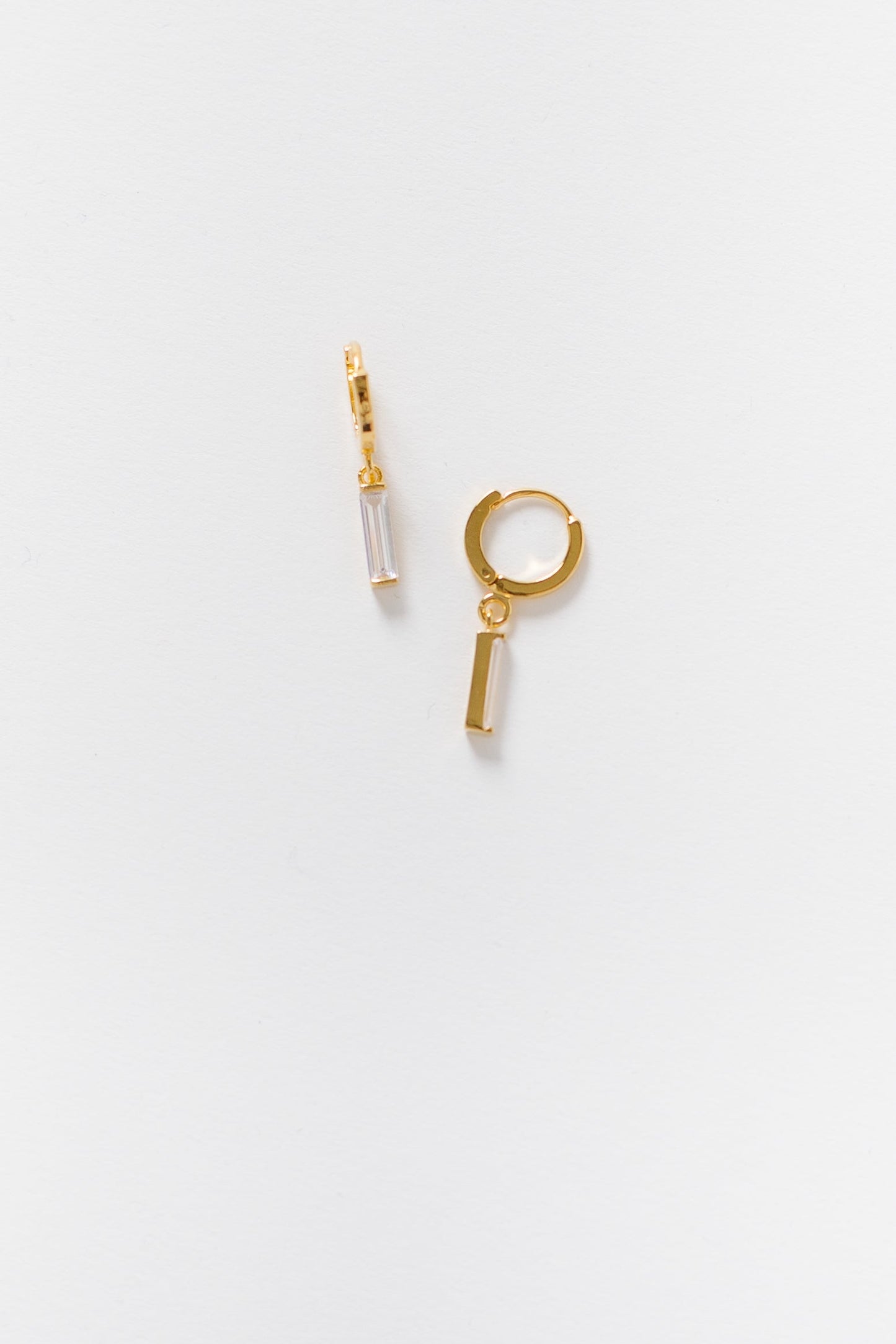 Cove Fancy Drop Huggie Earrings WOMEN'S EARINGS Cove Accessories