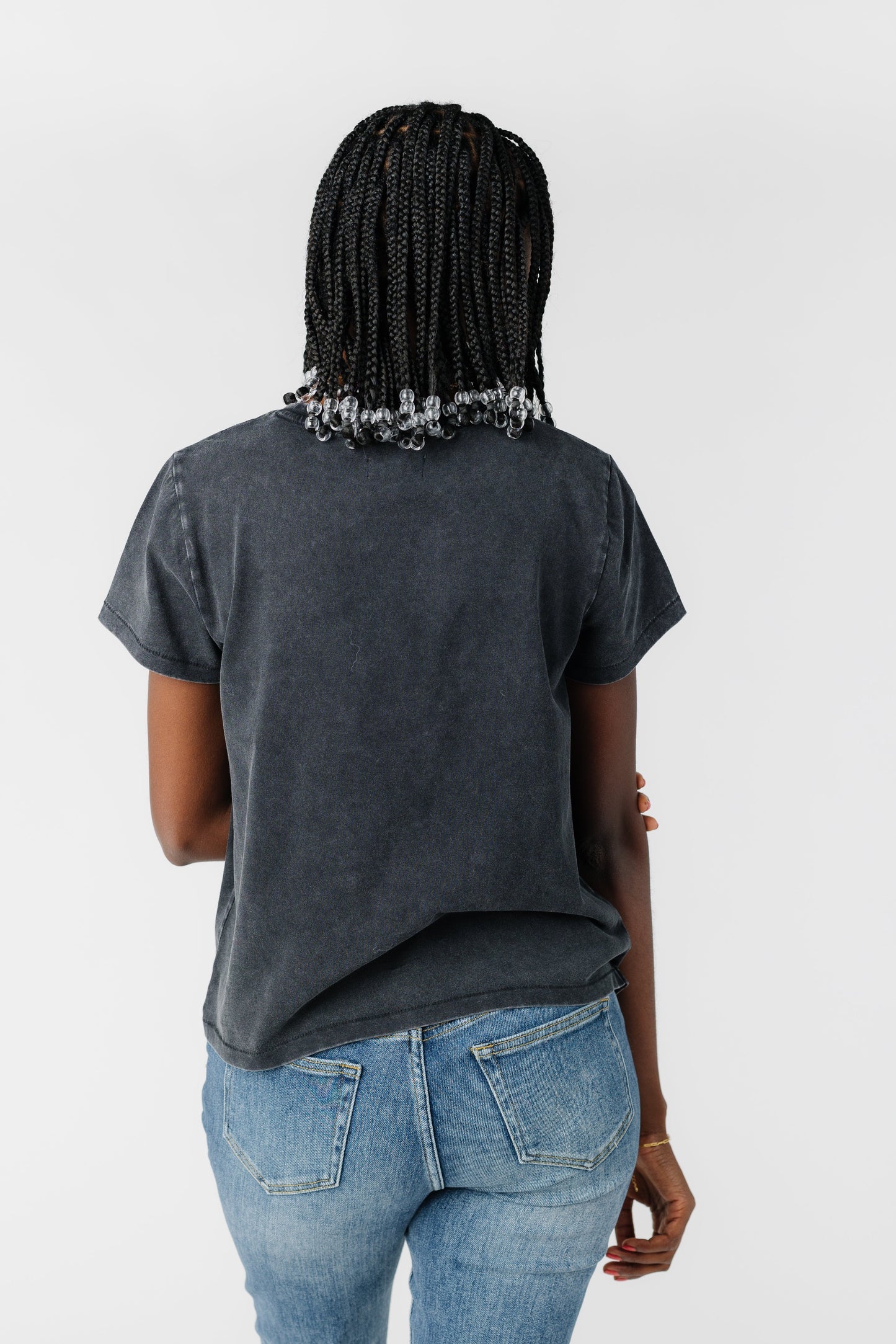 Asher Tee - Washed Black WOMEN'S T-SHIRT Thread & Supply