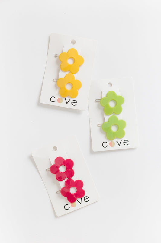 Cove Sixties Era Barrett Set of 2 WOMEN'S HAIR ACCESSORY Cove Accessories