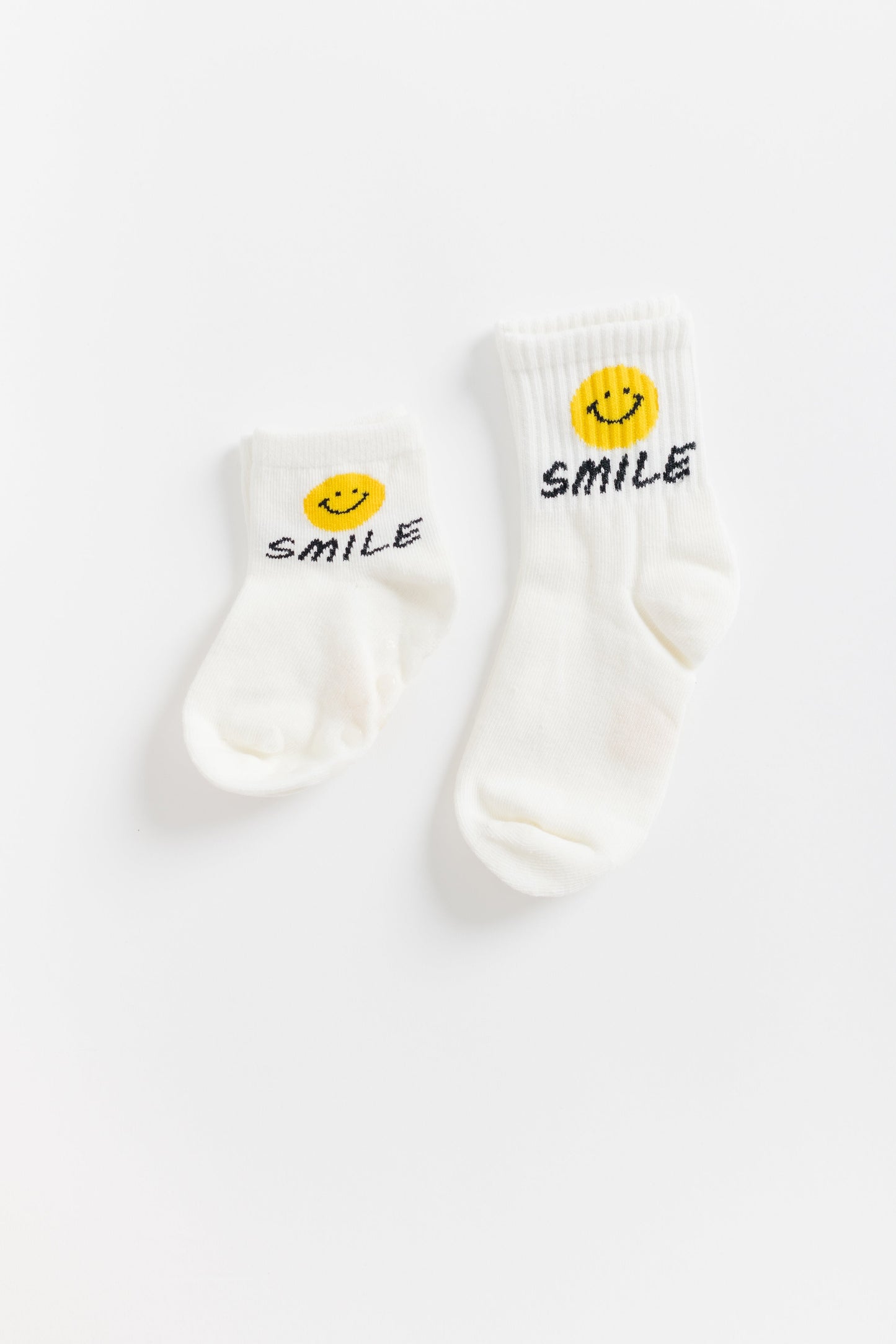 Cove Kids Quarter Smiley Socks KID'S SOCKS Cove Accessories White 0-6 mth 