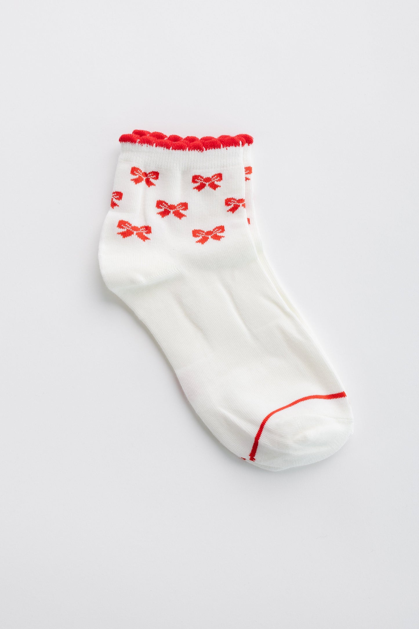The Red Bow Socks WOMEN'S SOCKS Cove Accessories Red OS