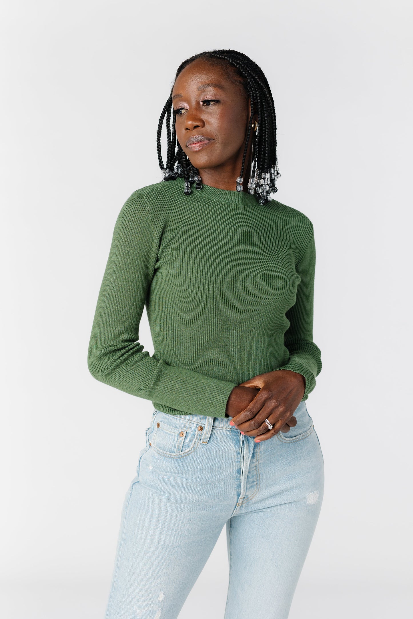 Waverly Ribbed Sweater WOMEN'S SWEATERS Be Cool