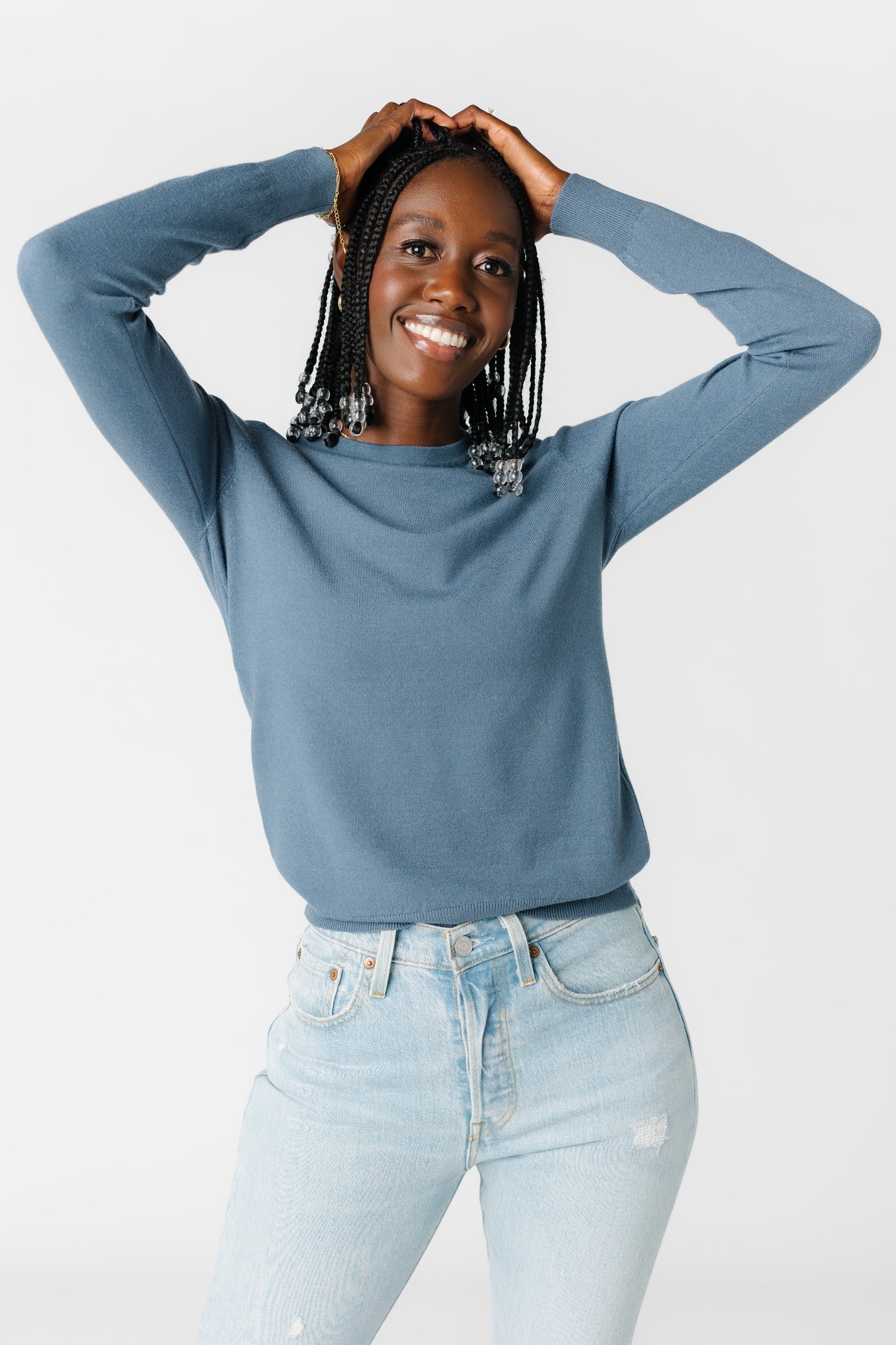 Light Weight Sweater WOMEN'S SWEATERS Be Cool Denim L