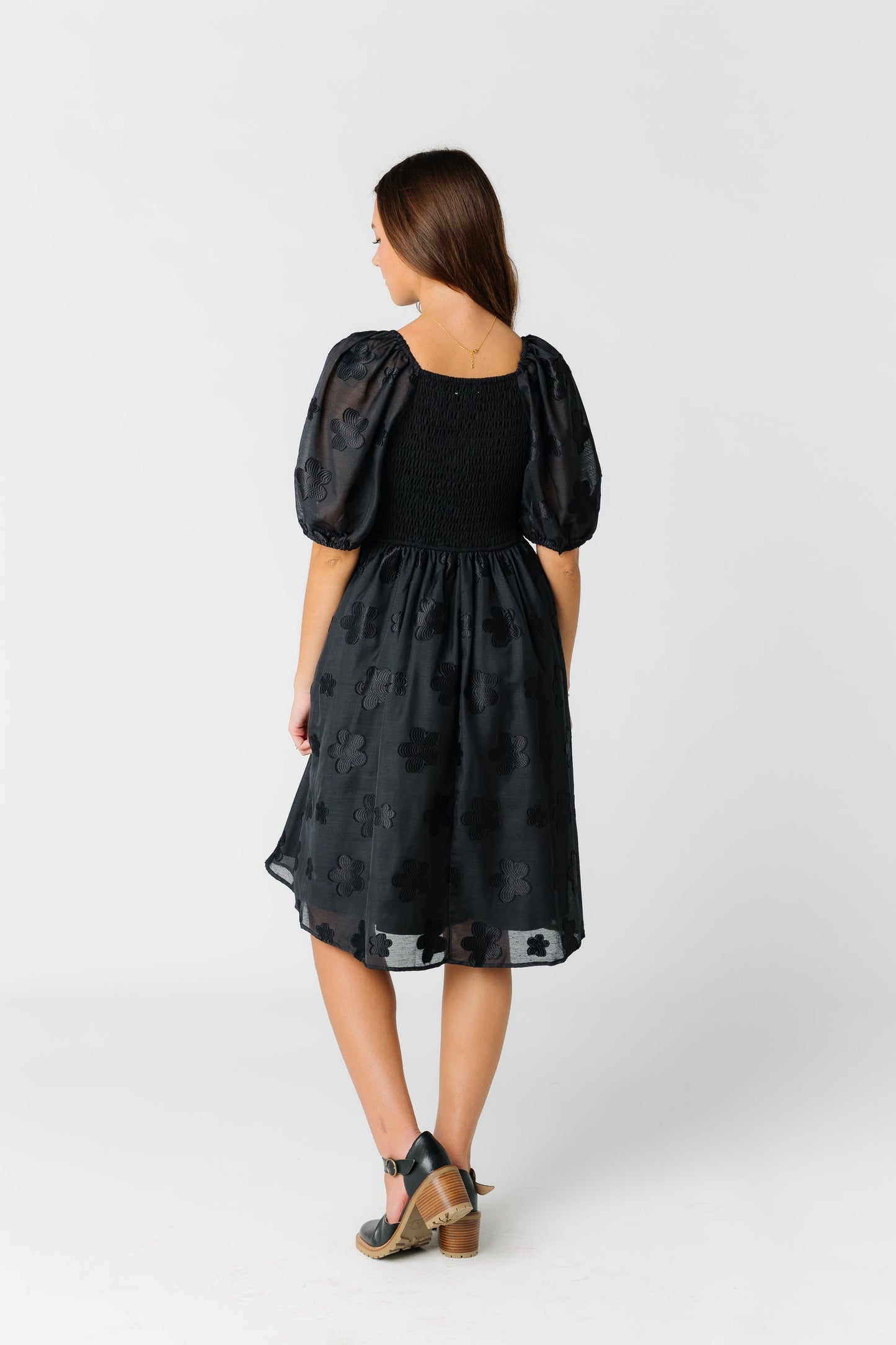 Daisy Design Elegant Dress WOMEN'S DRESS Polagram 